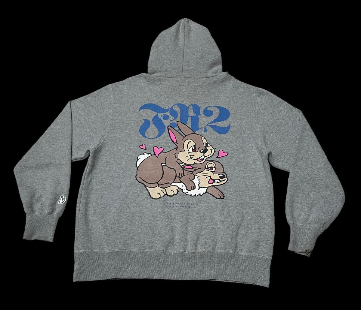 Designer × FR2 × Vintage Japanese Brand FR2 Fucking Rabbit Hoodie Sweatshirt 2000s Size US XL / EU 56 / 4 - 3 Thumbnail