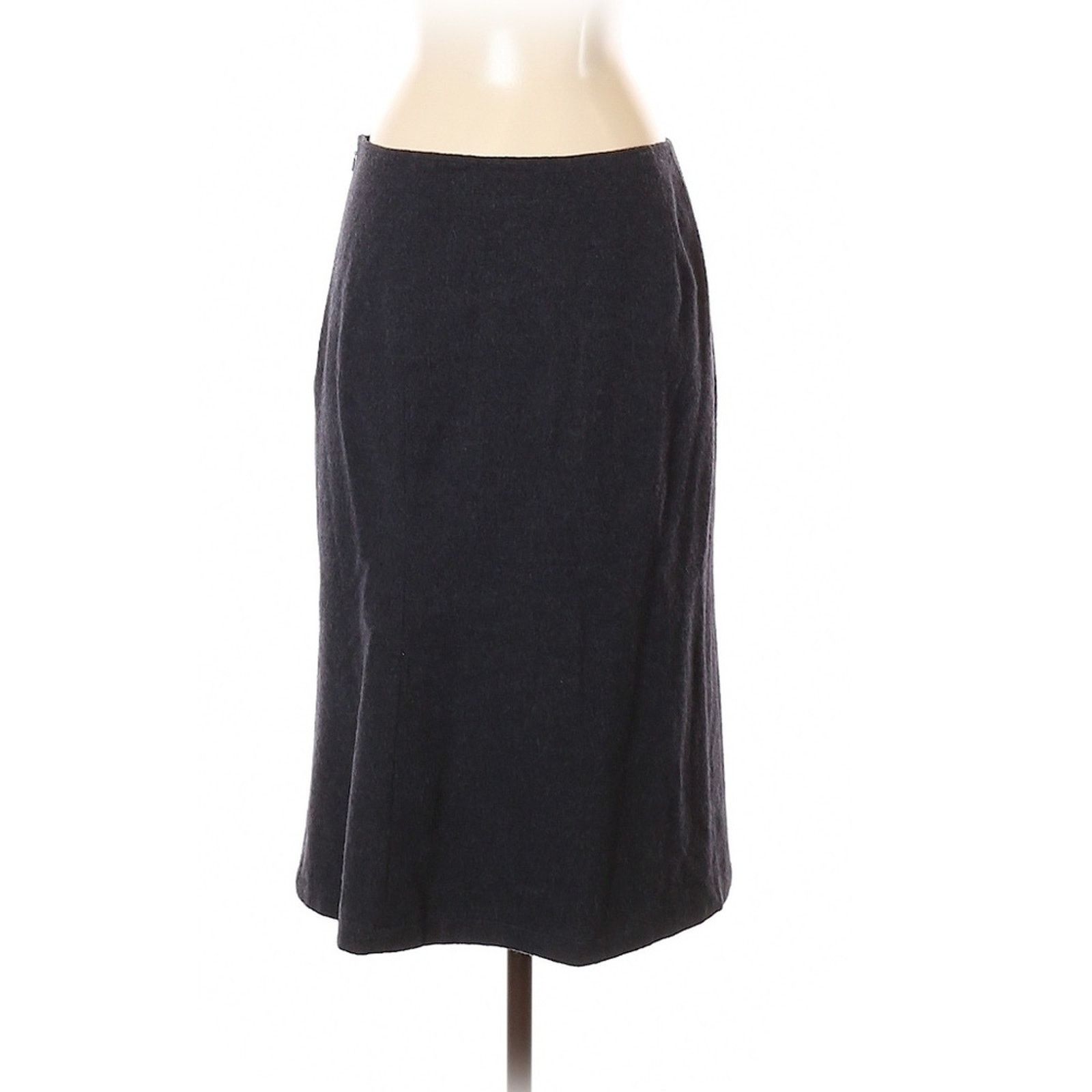 Jil Sander Jil Sander Y2K Designer Soft Gray Fleece Wool Skirt 36EU Size 26" / US 2 / IT 38 - 2 Thumbnail