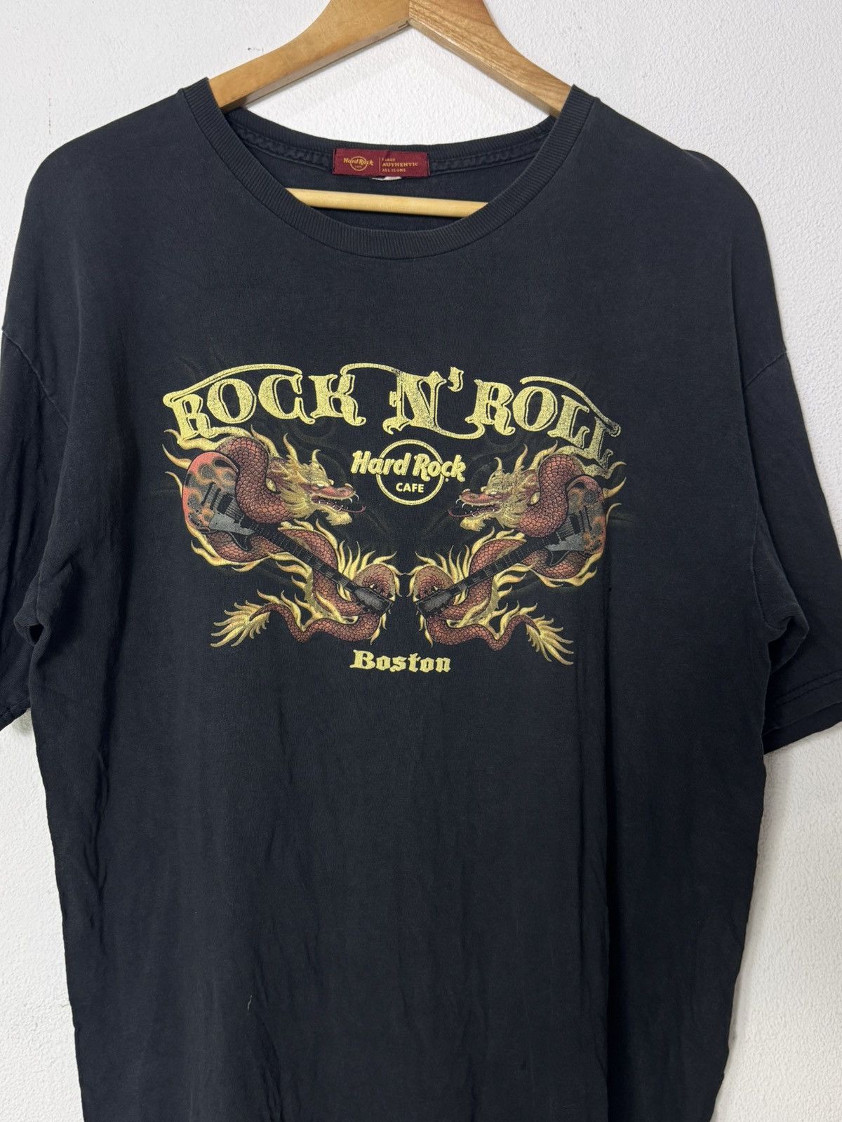 Hard Rock Cafe × Vintage Hard Rock Cafe tshirt lisbon dragons vintage y2k Size US L / EU 52-54 / 3 - 2 Thumbnail