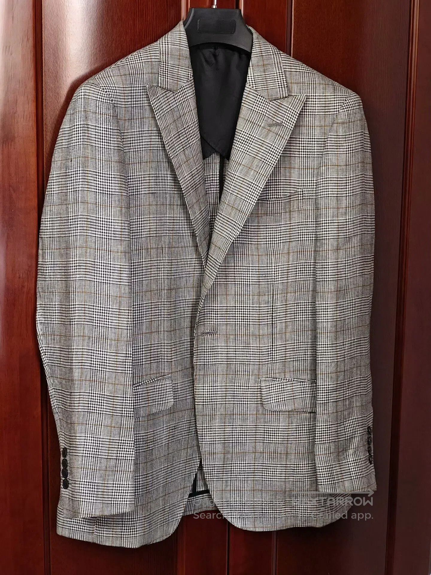 Japanese Brand Custom Irish Linen Half-Canvas Suit. Size US M / EU 48-50 / 2 - 1 Thumbnail