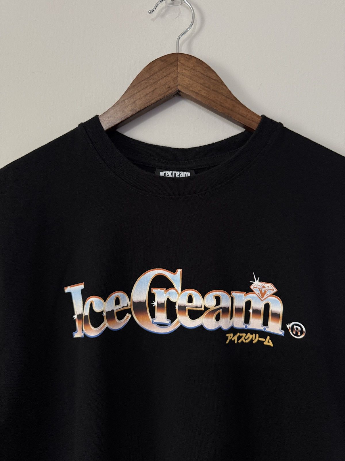 Icecream Ice Cream by Pharrell classic logo t shirt black Size US M / EU 48-50 / 2 - 2 Thumbnail