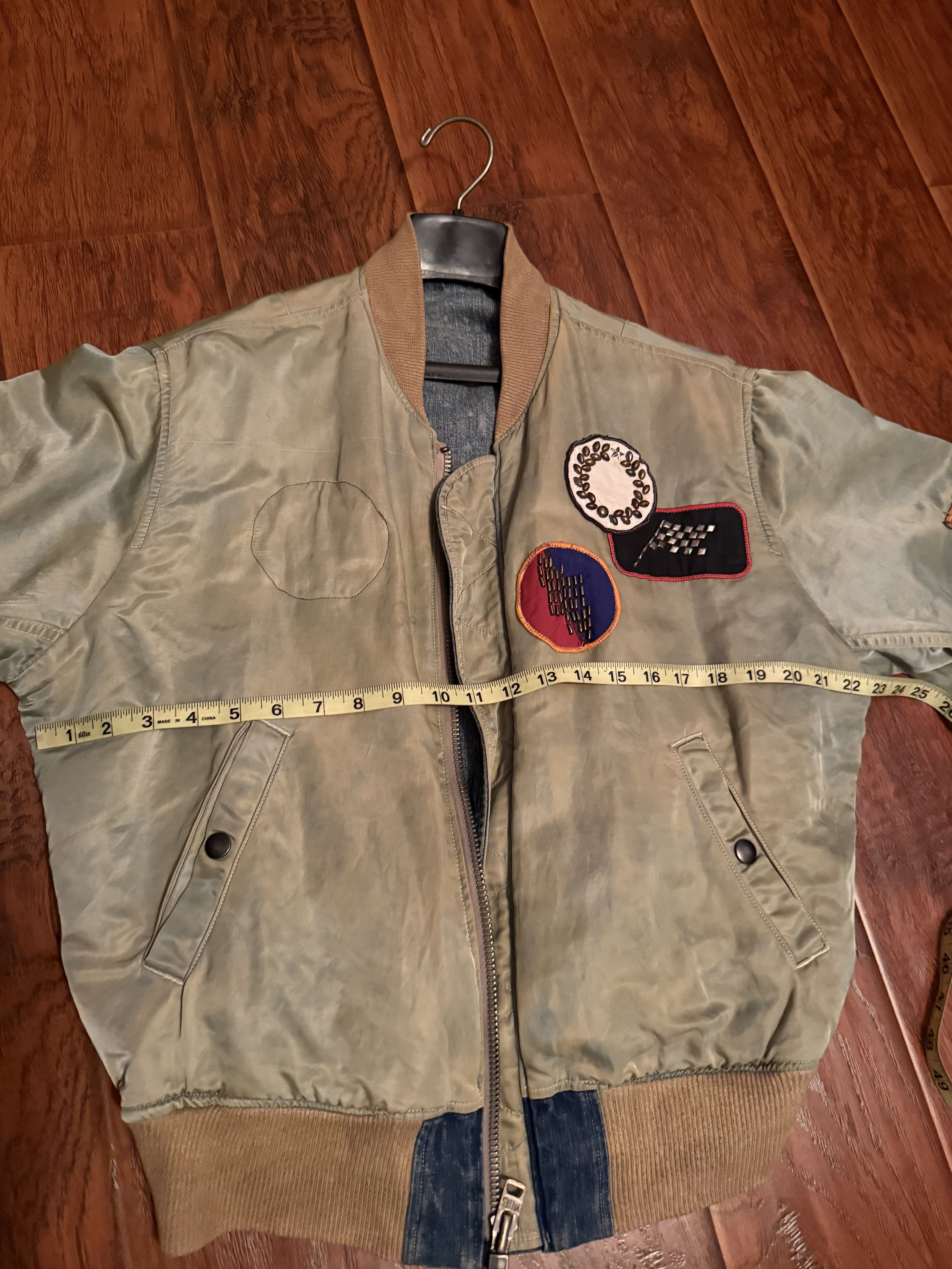 Kapital Kapital Reversible Denim/MA-1 Bomber Jacket Size US M / EU 48-50 / 2 - 6 Thumbnail