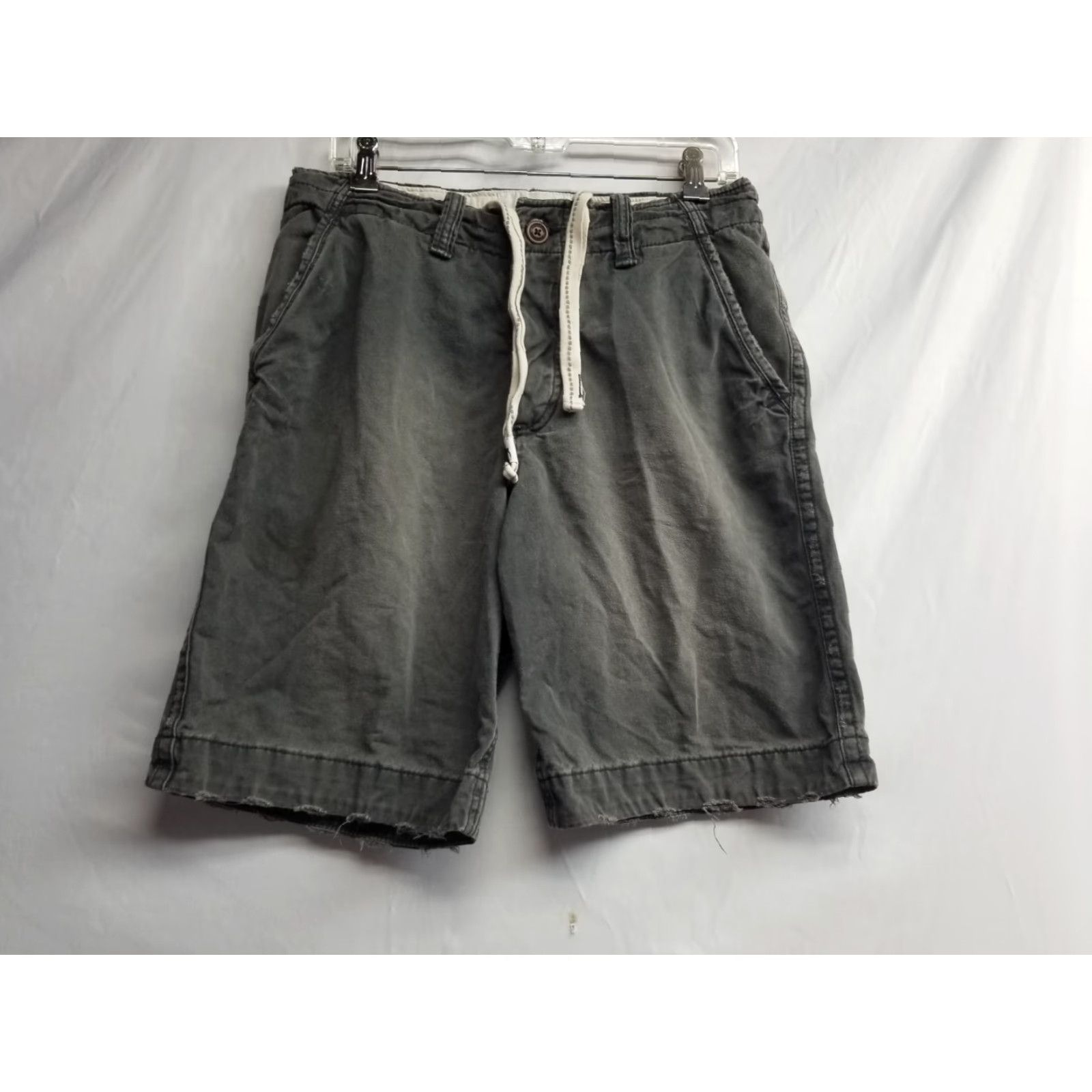 Abercrombie & Fitch Abercrombie & Fitch Cargo Shorts Women Gray Canvas Size 16 Beige Colour Cargo Shorts Womens 16 Gray Canvas Abercrombie & Fitch Size 38" / US 16 / IT 52 - 2 Thumbnail