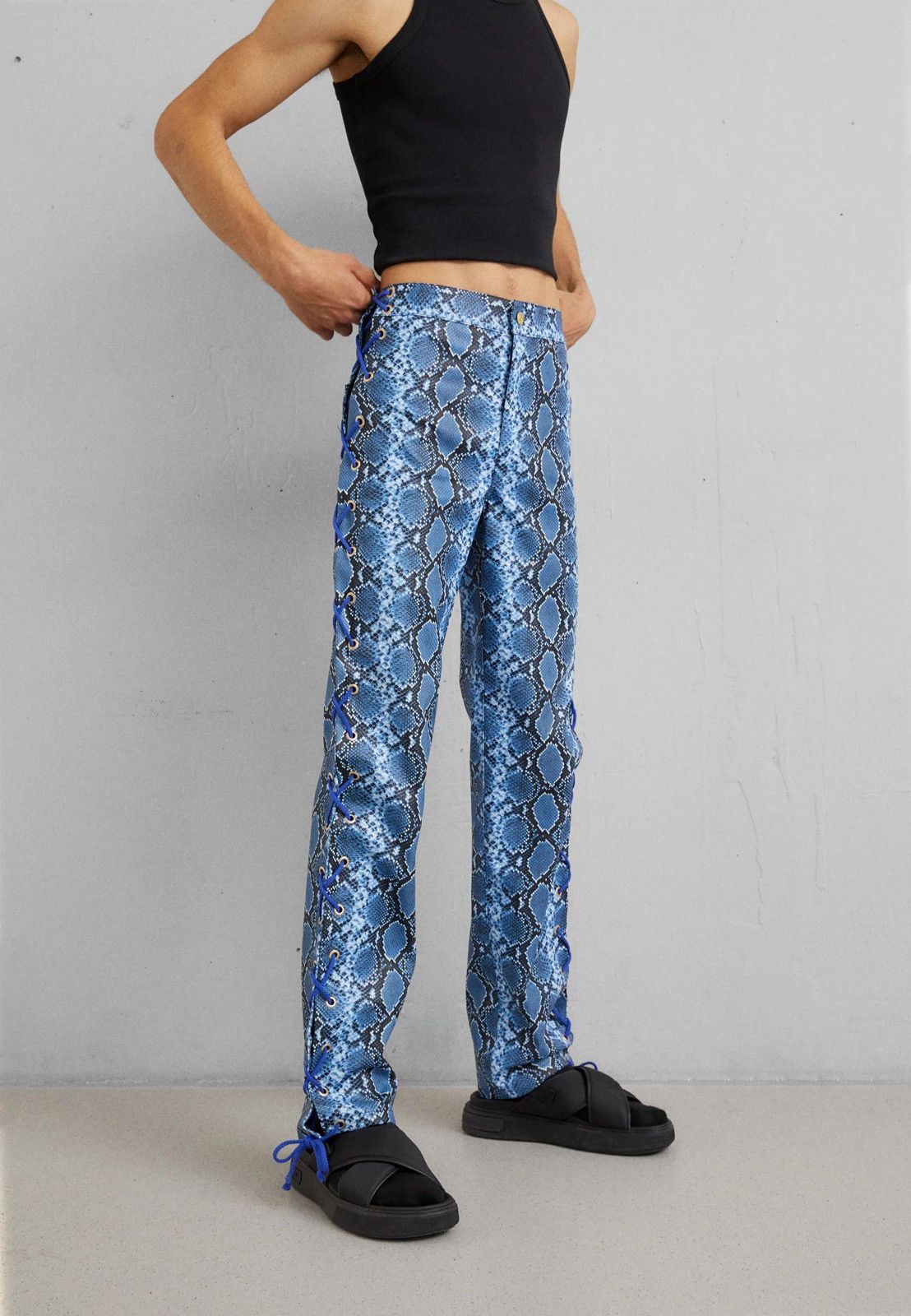 Other !DS! SS23 Nikolaj Storm Angelo Snake Skin Pattern Pants Size US 30 / EU 46 - 6 Thumbnail