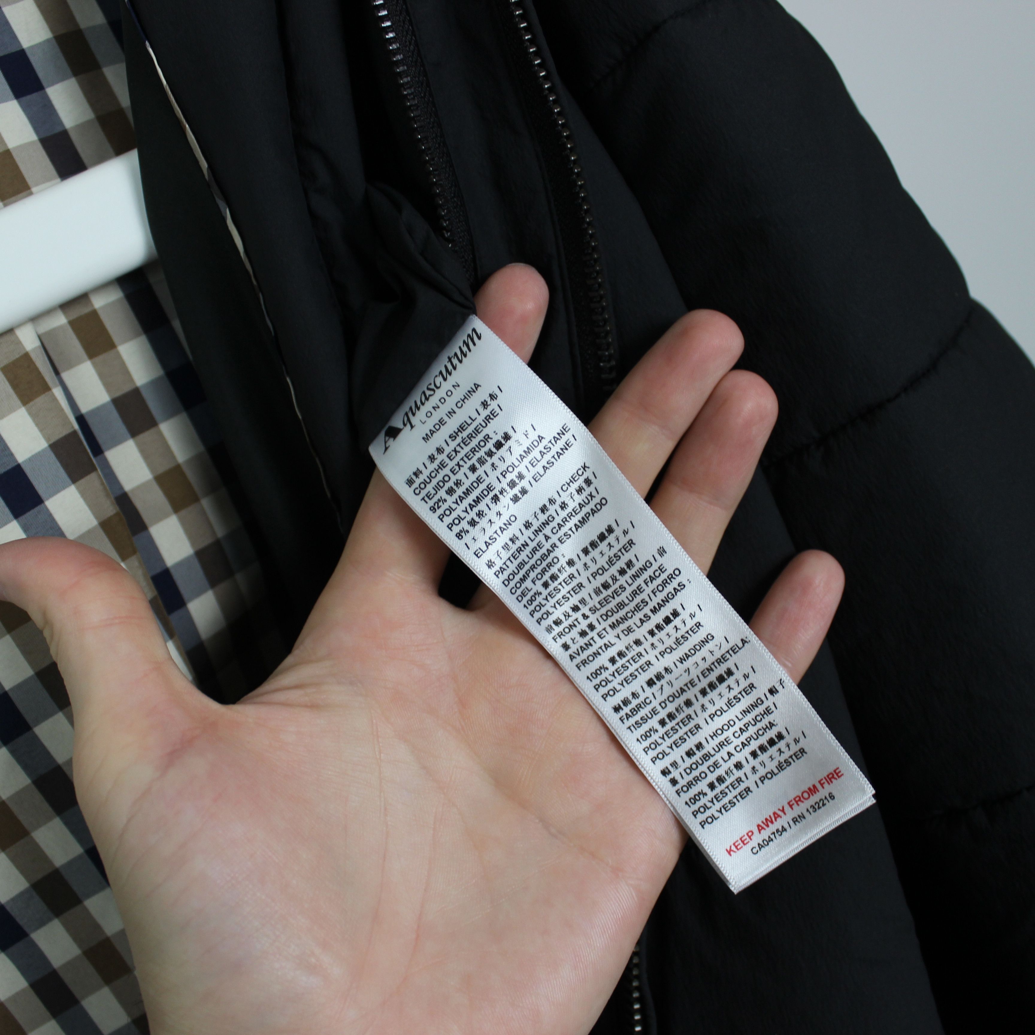 Aquascutum aquascutum jacket men black nylon L XL Size US XL / EU 56 / 4 - 9 Thumbnail