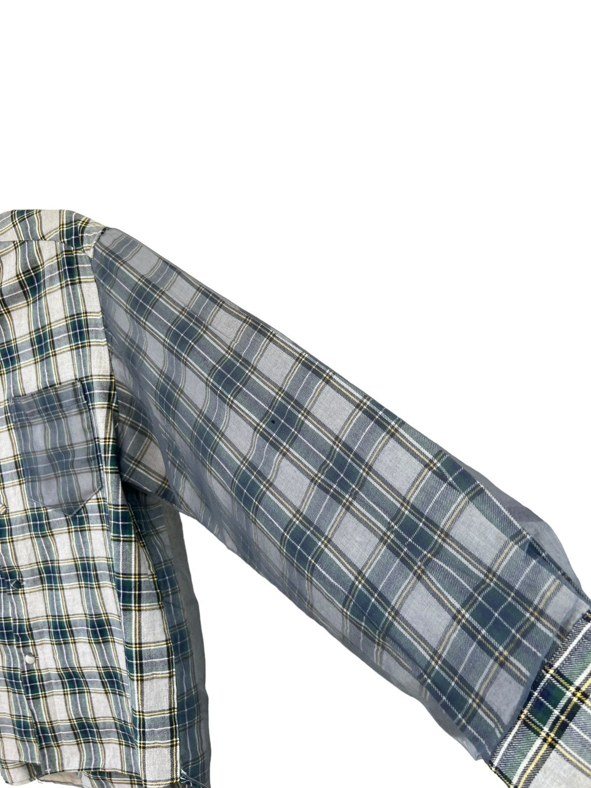 20471120 Vintage 90s MILK BOY Japan Hybrid Flannel Shirt Size US L / EU 52-54 / 3 - 8 Thumbnail
