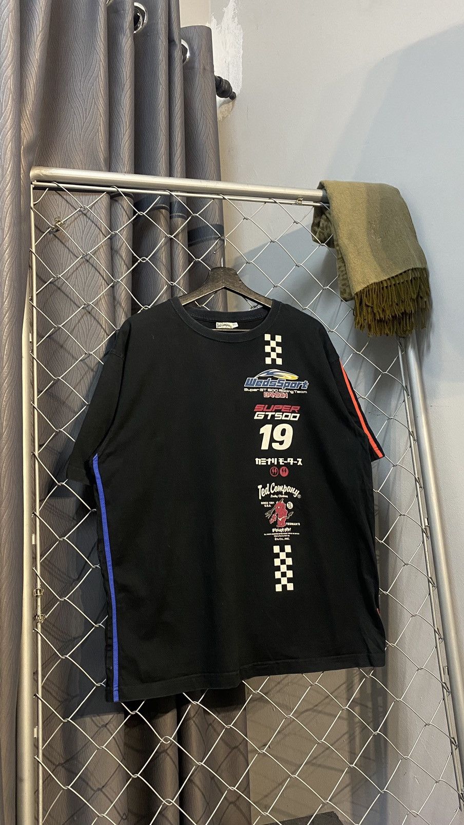 Japanese Brand × Tedman RARE TEDCOMPANY TEDMAN X WEDSPORT RACING TSHIRT BLACK XLARGE Size US XXL / EU 58 / 5 - 1 Thumbnail