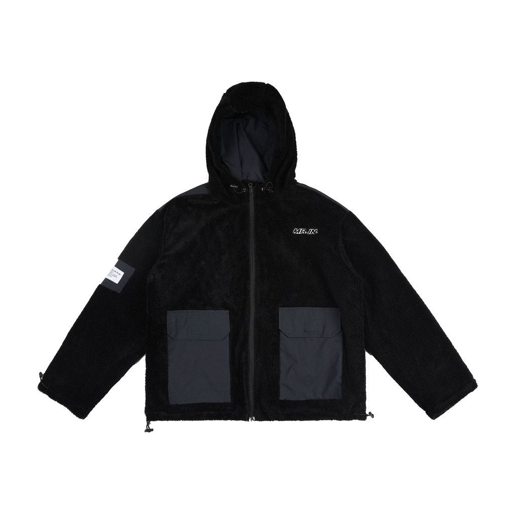image of Bomber Jacket Jacket Sherpa Volix in Black, Men's (Size XL)