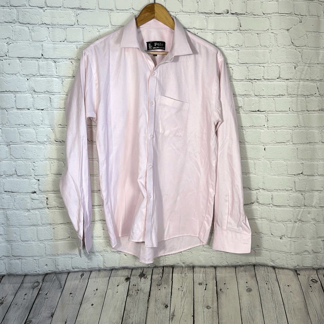 Polo Ralph Lauren Polo Ralph Lauren Dress Shirt Long Sleeve 16.5 Men Blue Black Label Polo Ralph Lauren 16.5 Mens Shirt Size 46R - 2 Thumbnail