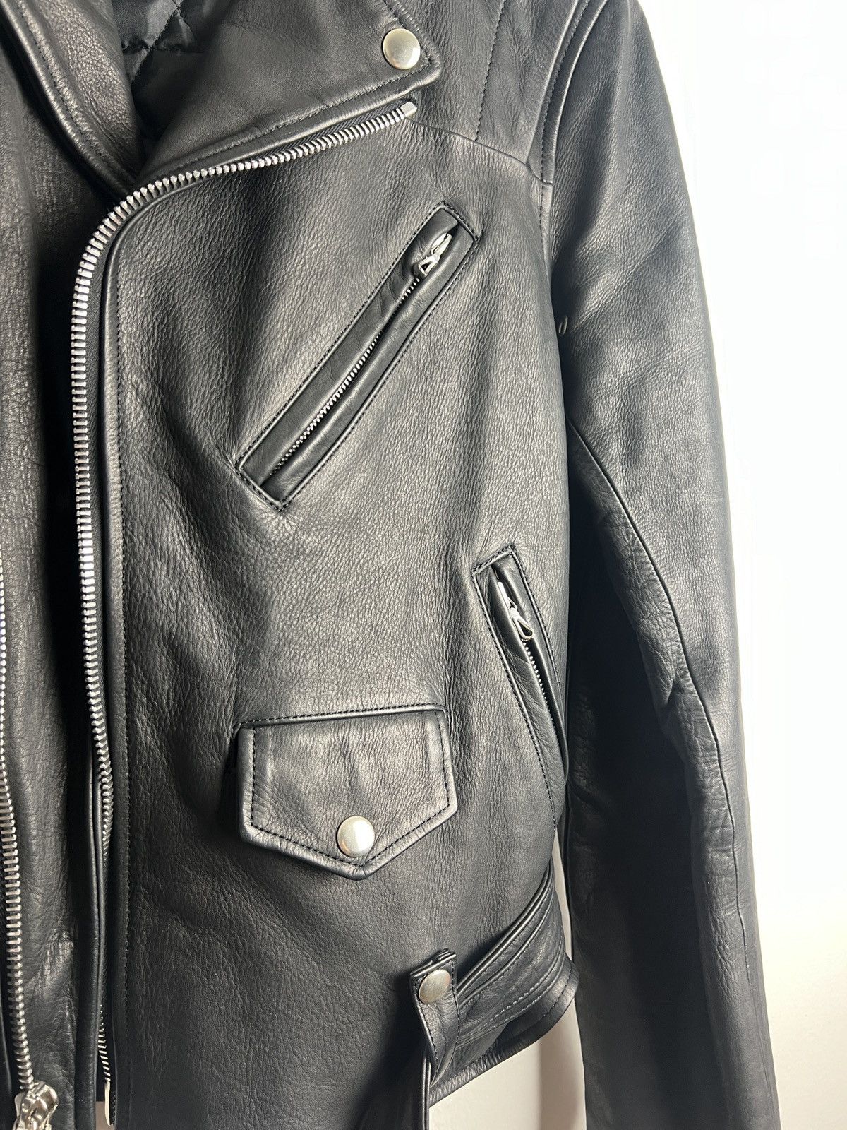 Blackmeans × John Elliott Leather Biker Perfecto Jacket Size US M / EU 48-50 / 2 - 7 Thumbnail