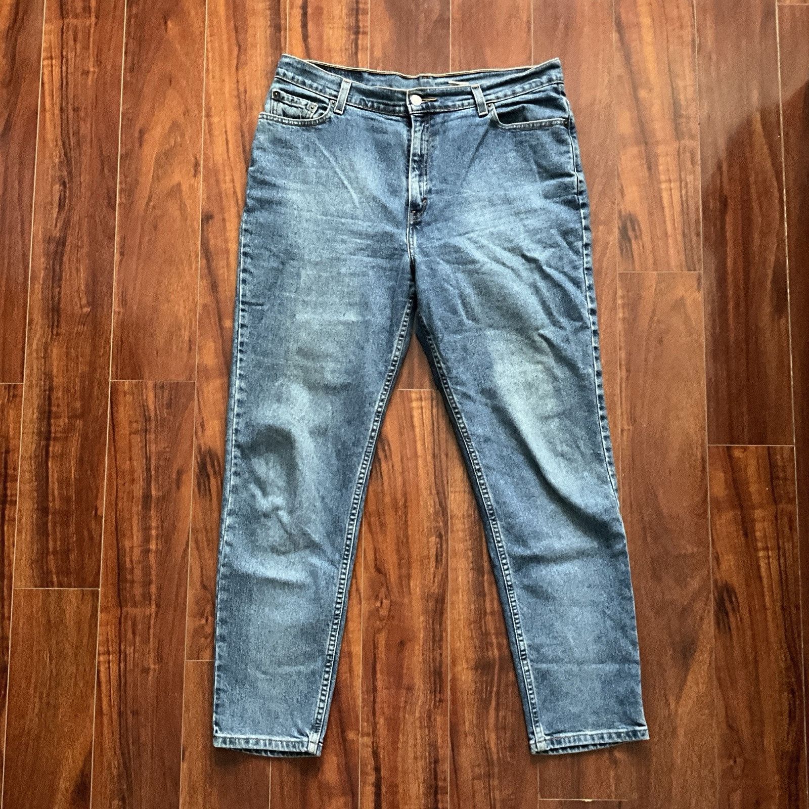 Levi's Levi's 512 Tapered Leg Stretch Jeans Size 14 M 34x31 Size 36" / US 14 / IT 50 - 2 Thumbnail