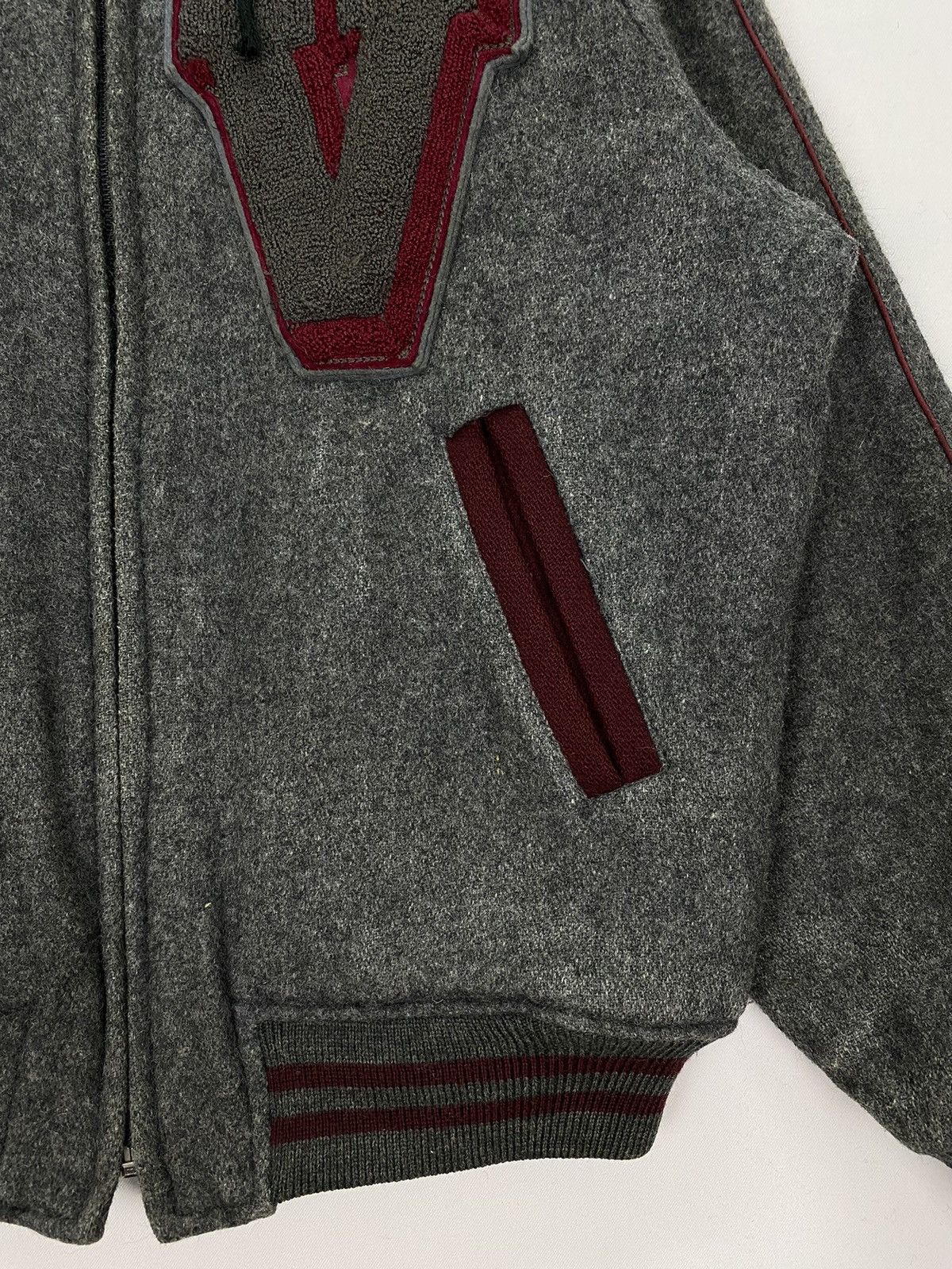 Vintage Vintage Vox Hooded Varsity Jacket Size US M / EU 48-50 / 2 - 14 Thumbnail