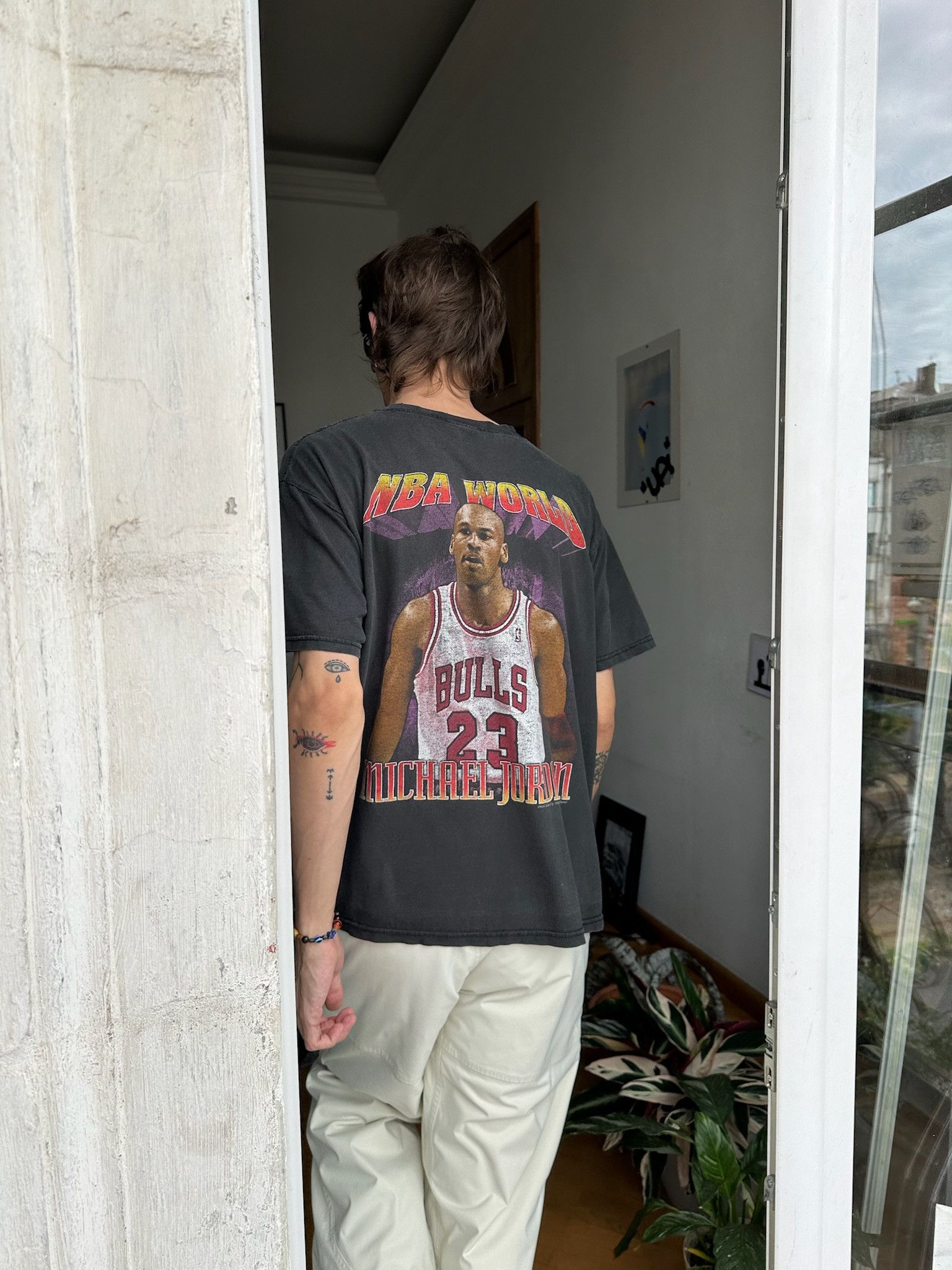 Rap Tees Michael Jordan T-Shirt faded Size US M / EU 48-50 / 2 - 2 Thumbnail
