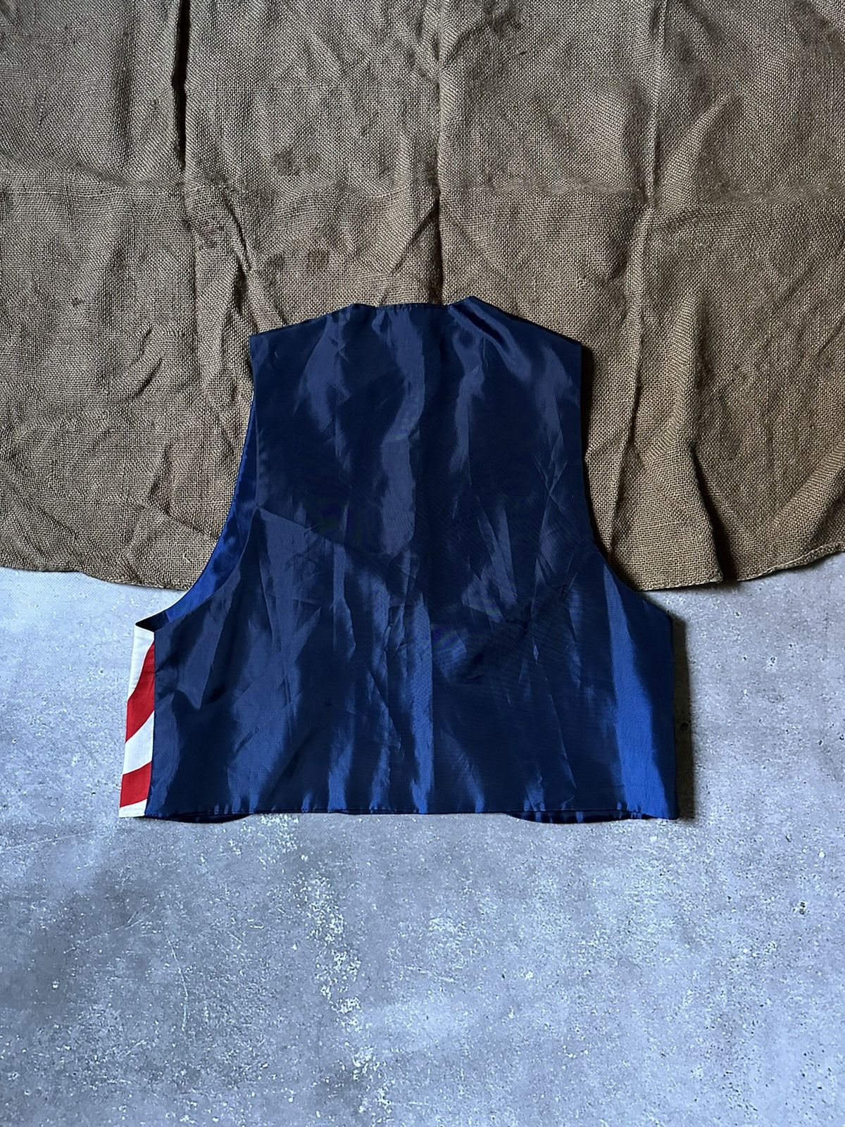 Vintage Vintage American Flag Vest Jacket Size US S / EU 44-46 / 1 - 4 Thumbnail