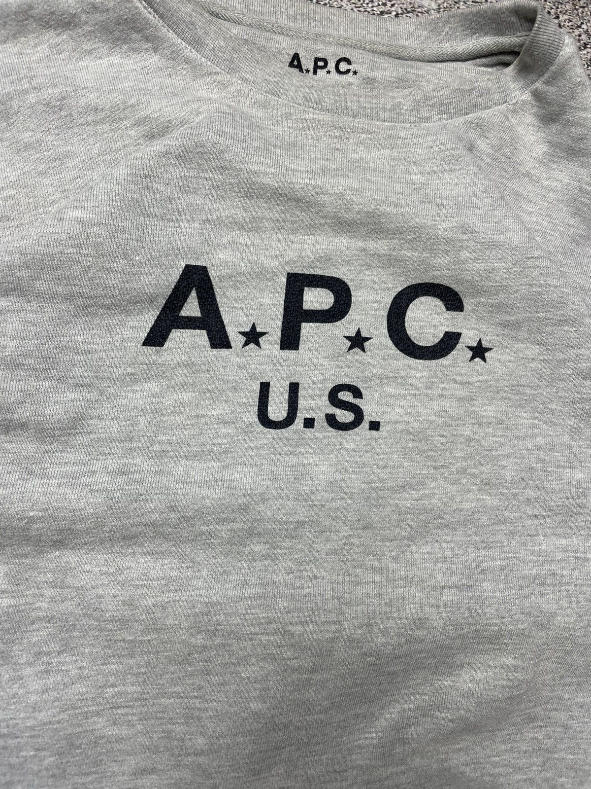 A.P.C. Boxy sweatshirt creneck A.P.C US centrallogo Size US XL / EU 56 / 4 - 2 Thumbnail