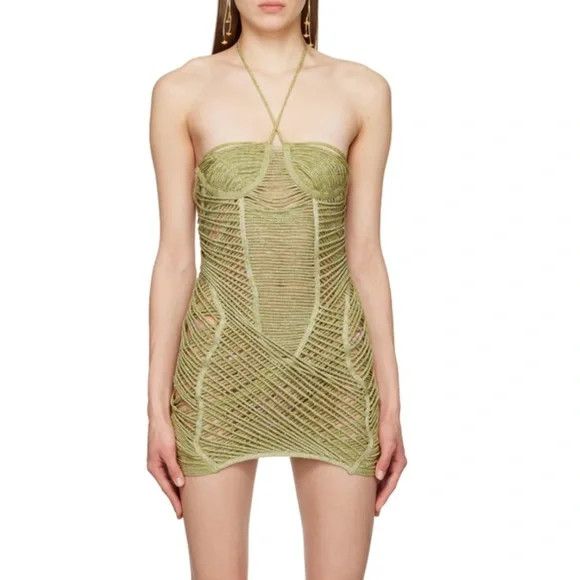 ISA BOULDER Isa boulder geometry mini dress Size L / US 10 / IT 46 - 1 Thumbnail
