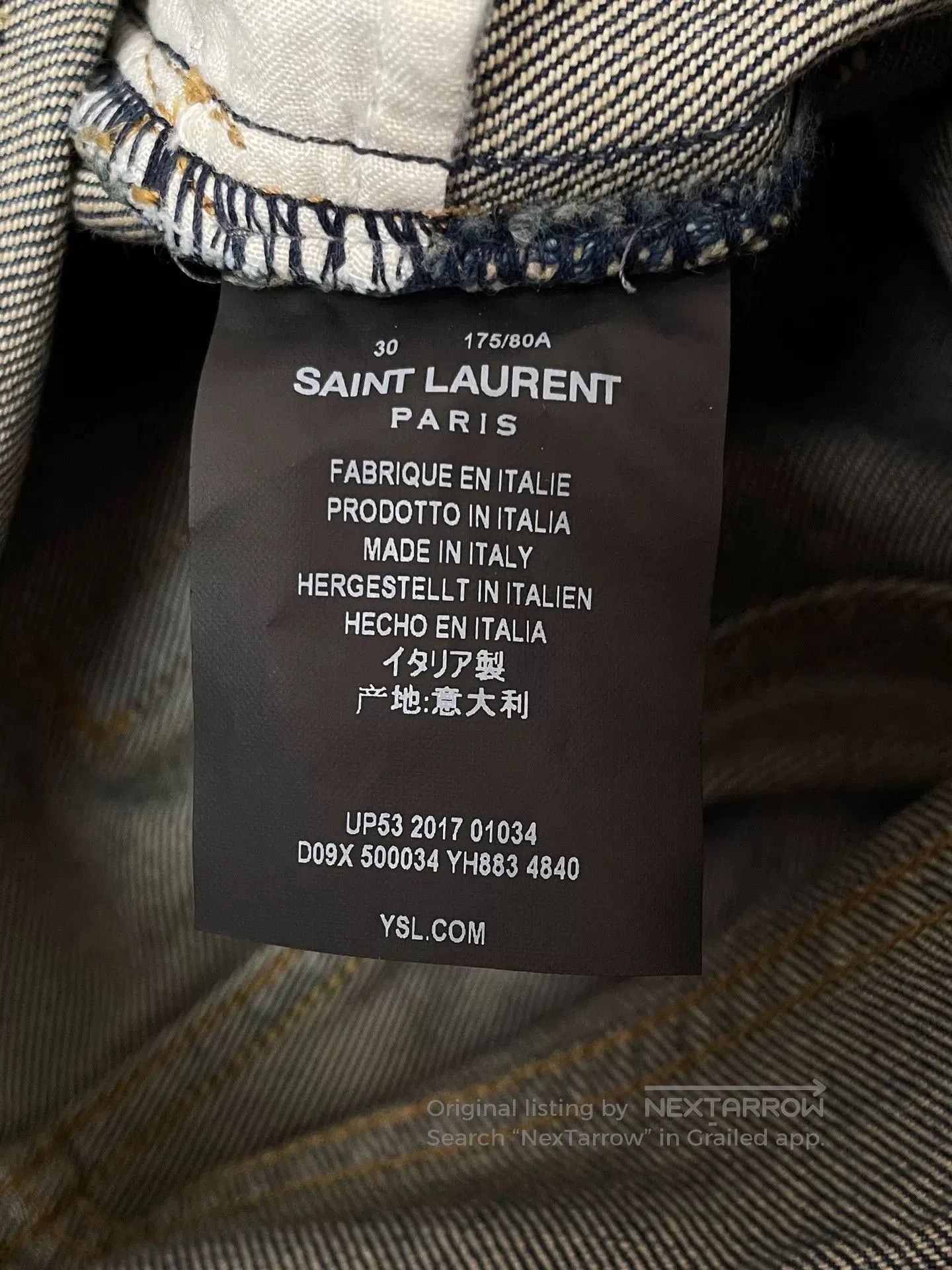 Saint Laurent Paris Saint Laurent Classic Straight. Size US 30 / EU 46 - 5 Thumbnail