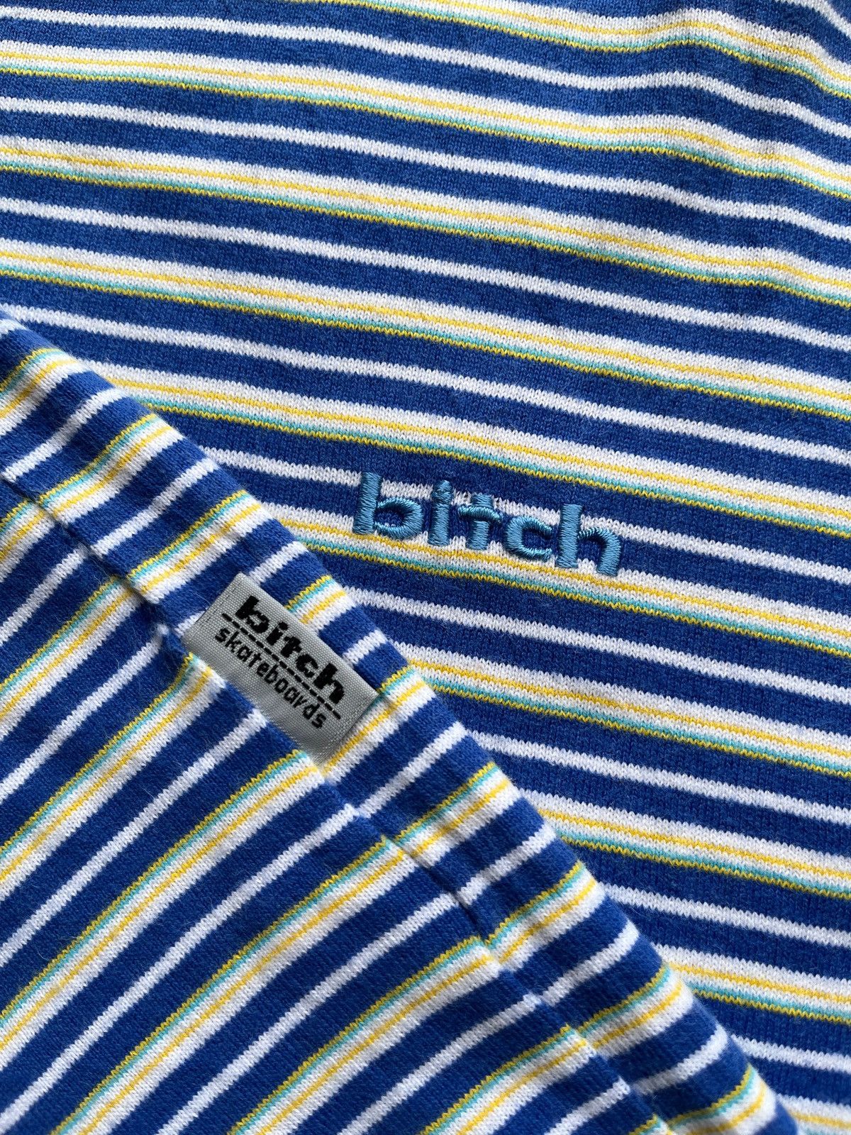 Girl Skateboards 1990's Vintage Bitch Skateboard Salur Tee Size US M / EU 48-50 / 2 - 3 Thumbnail