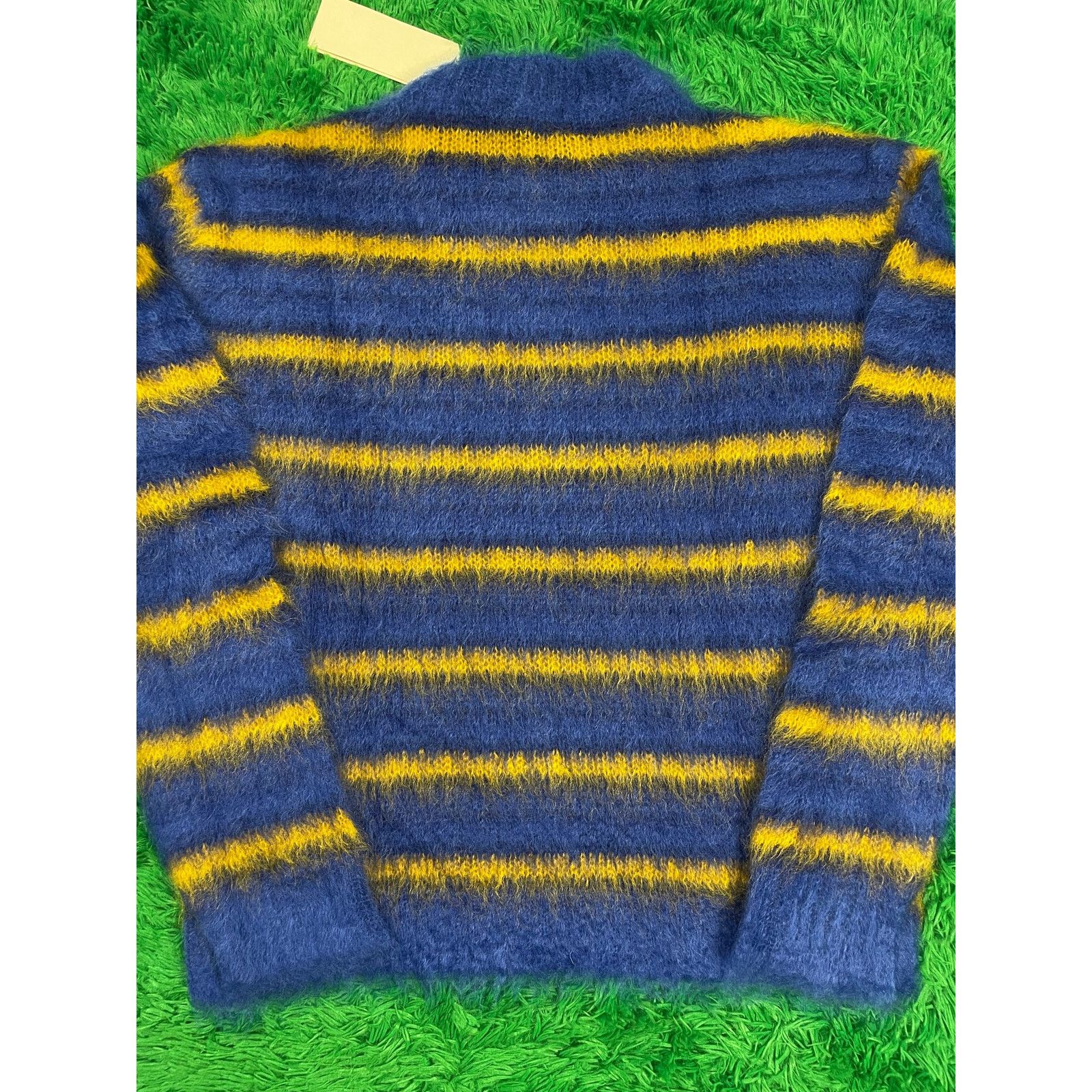 Marni Marni Fuzzy Wuzzy Crewneck Navy Orange Size 54 New Size US L / EU 52-54 / 3 - 6 Thumbnail
