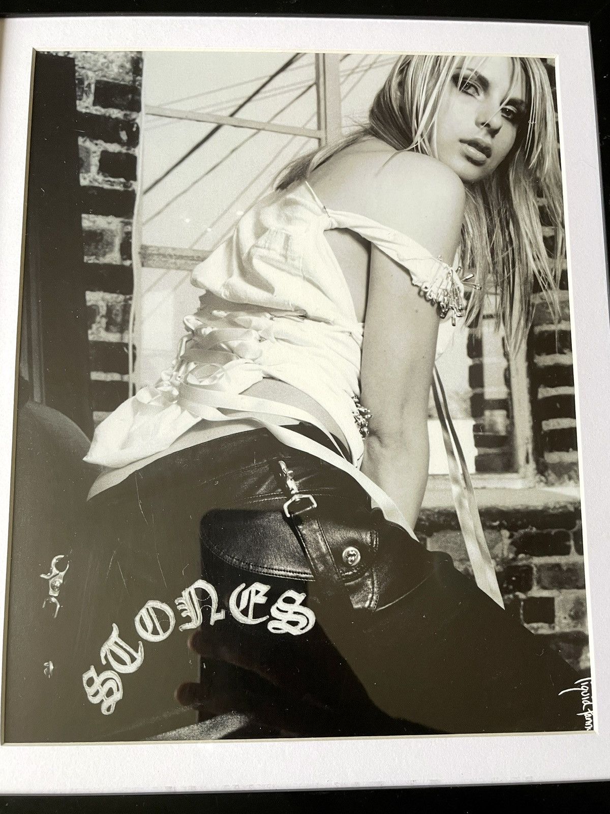 Chrome Hearts × Vintage Chrome Hearts Stones Poster framed 9x11 Size ONE SIZE - 2 Thumbnail