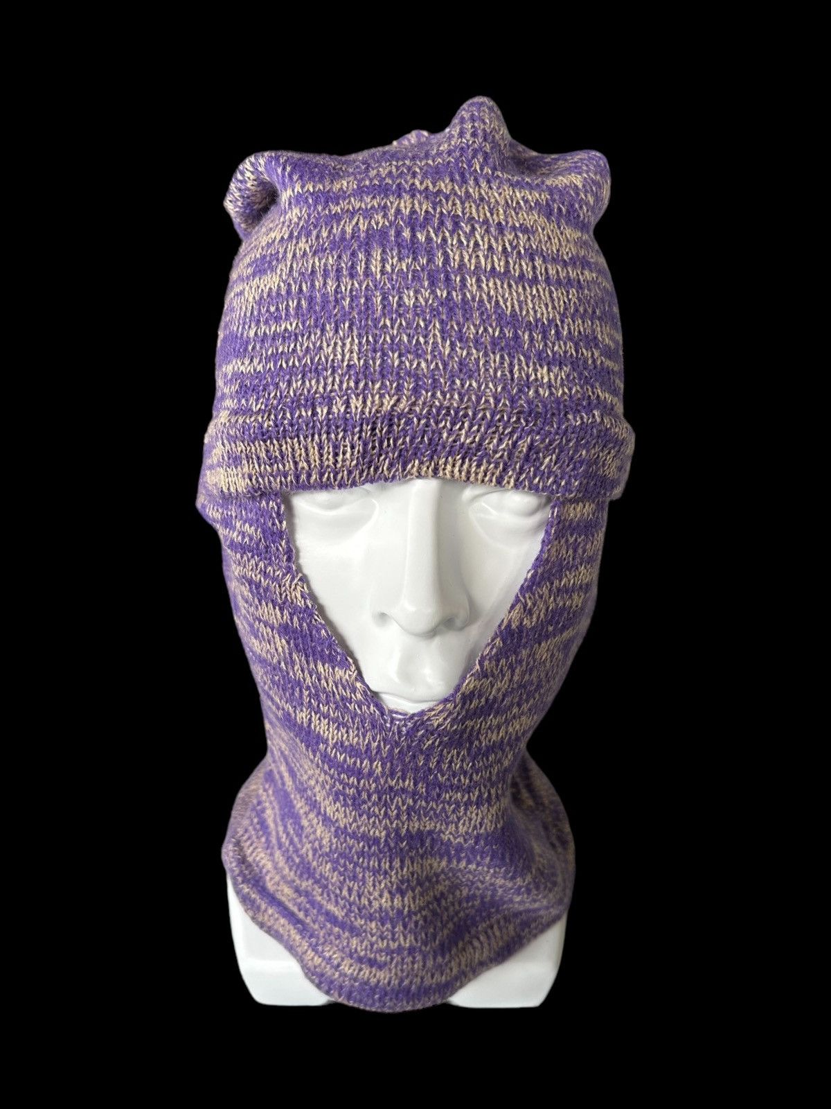 14th Addiction × Japanese Brand Crochet knitted handmade Balaclava Maskface Beanie Size ONE SIZE - 1 Thumbnail