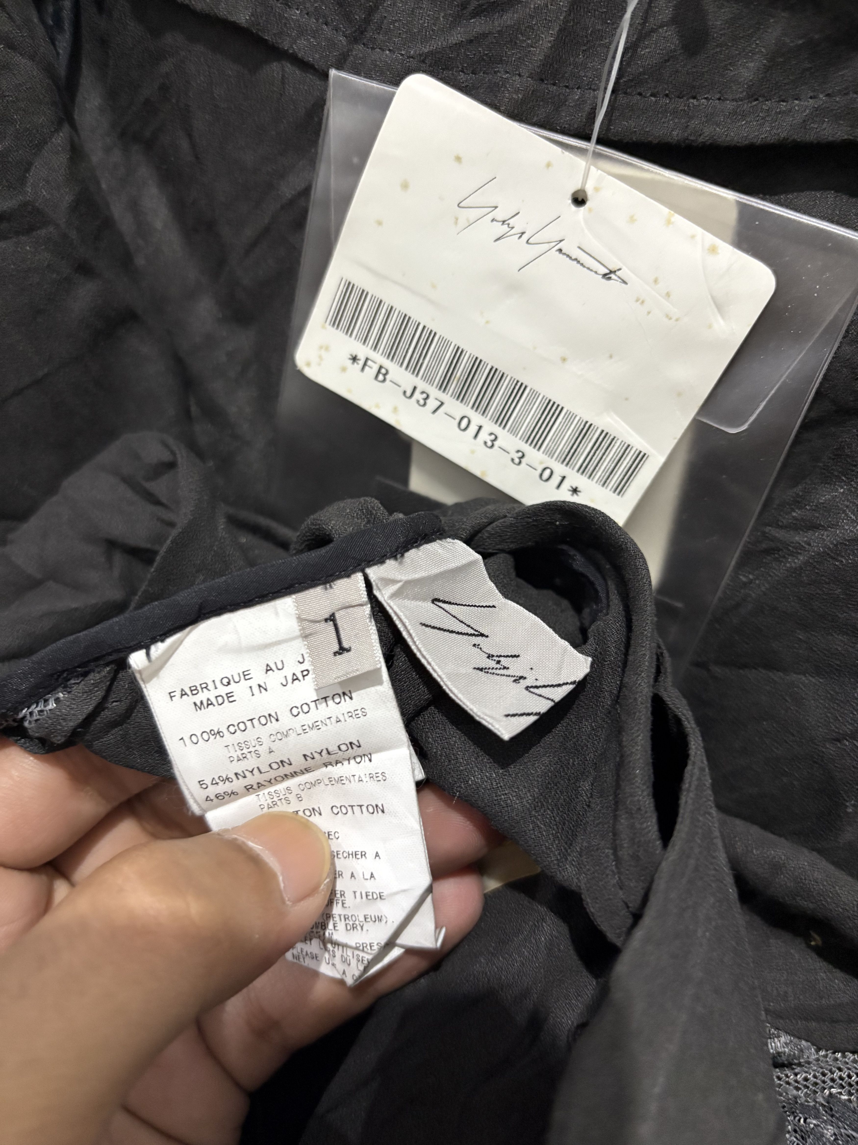 Yohji Yamamoto Yohji yamamoto blouses asymetris Size S / US 4 / IT 40 - 1 Thumbnail