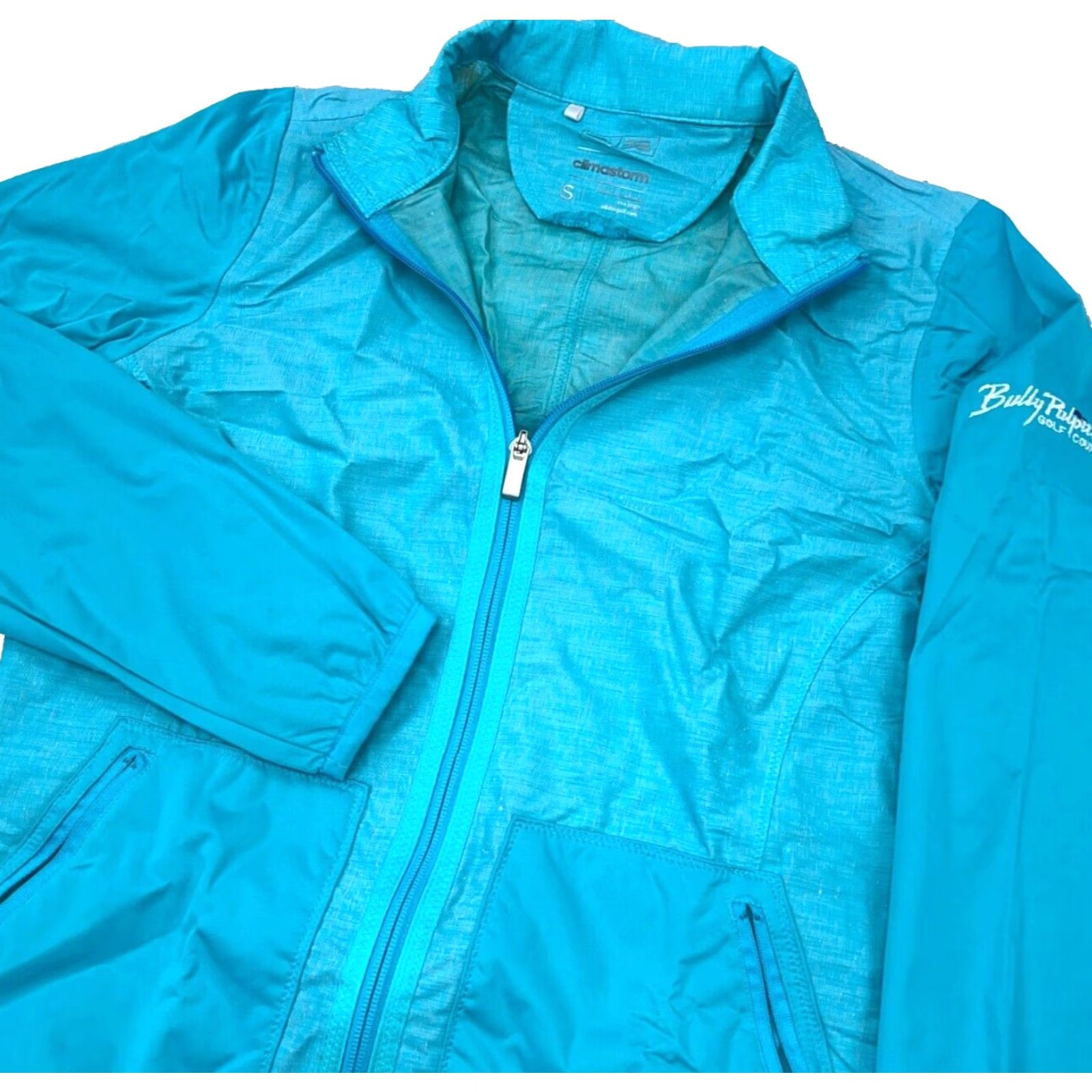 Adidas Adidas Jacket Women's Small Blue Windbreaker Coat Zip Full Zip Windbreaker All Seasons Moisture Wicking Pockets 90s Outdoor Casual Travel Logo Zip Size S / US 4 / IT 40 - 2 Thumbnail