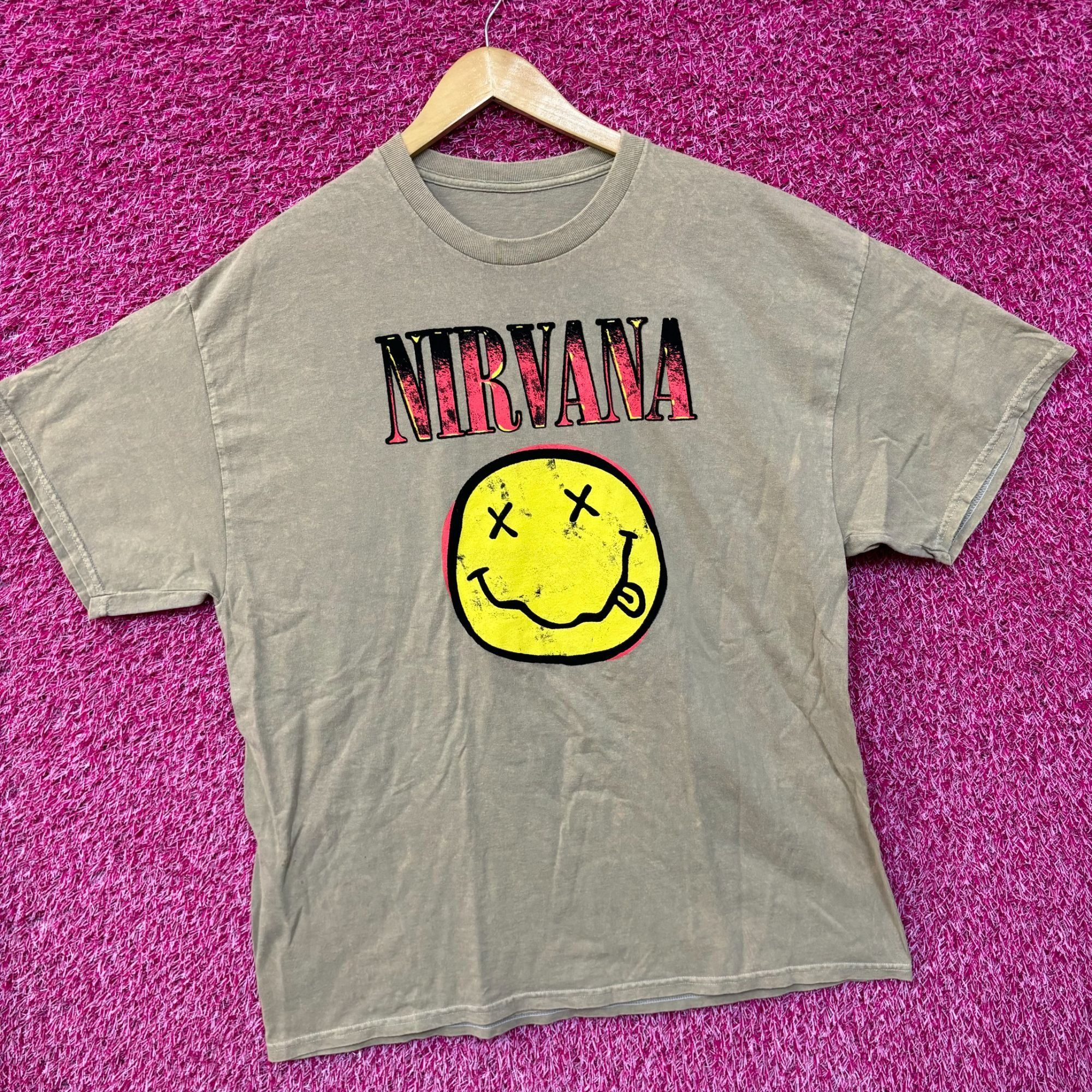 Nirvana Nirvana Nevermind Tour Dead Eyes Smiley Promo Grunge Tee XL Size US XL / EU 56 / 4 - 1 Thumbnail