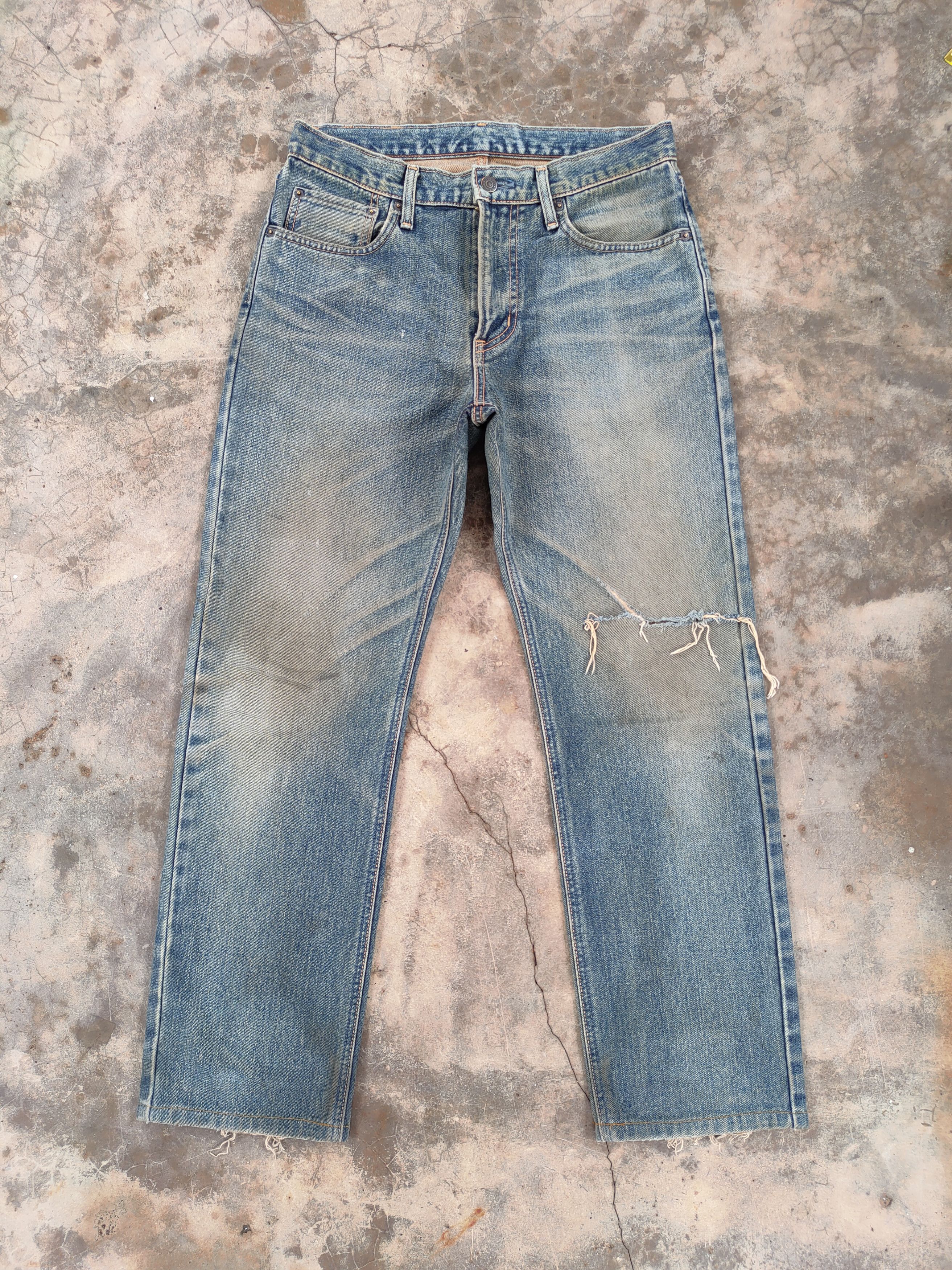 Edwin Vintage Edwin rusty faded distressed jeans denim pants Size US 32 / EU 48 - 2 Thumbnail