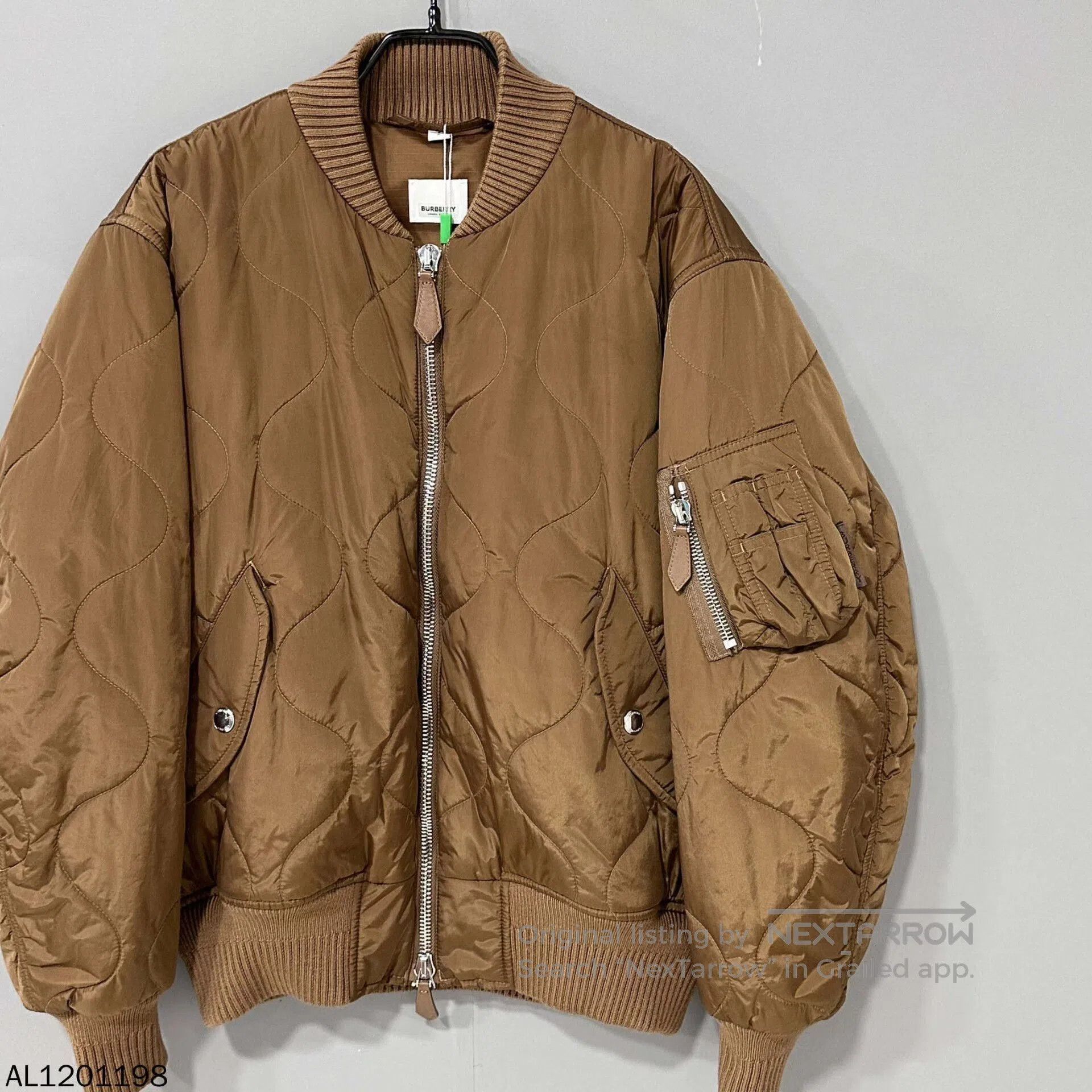 Burberry khaki bomber jacket by burberry. Size US S / EU 44-46 / 1 - 2 Thumbnail