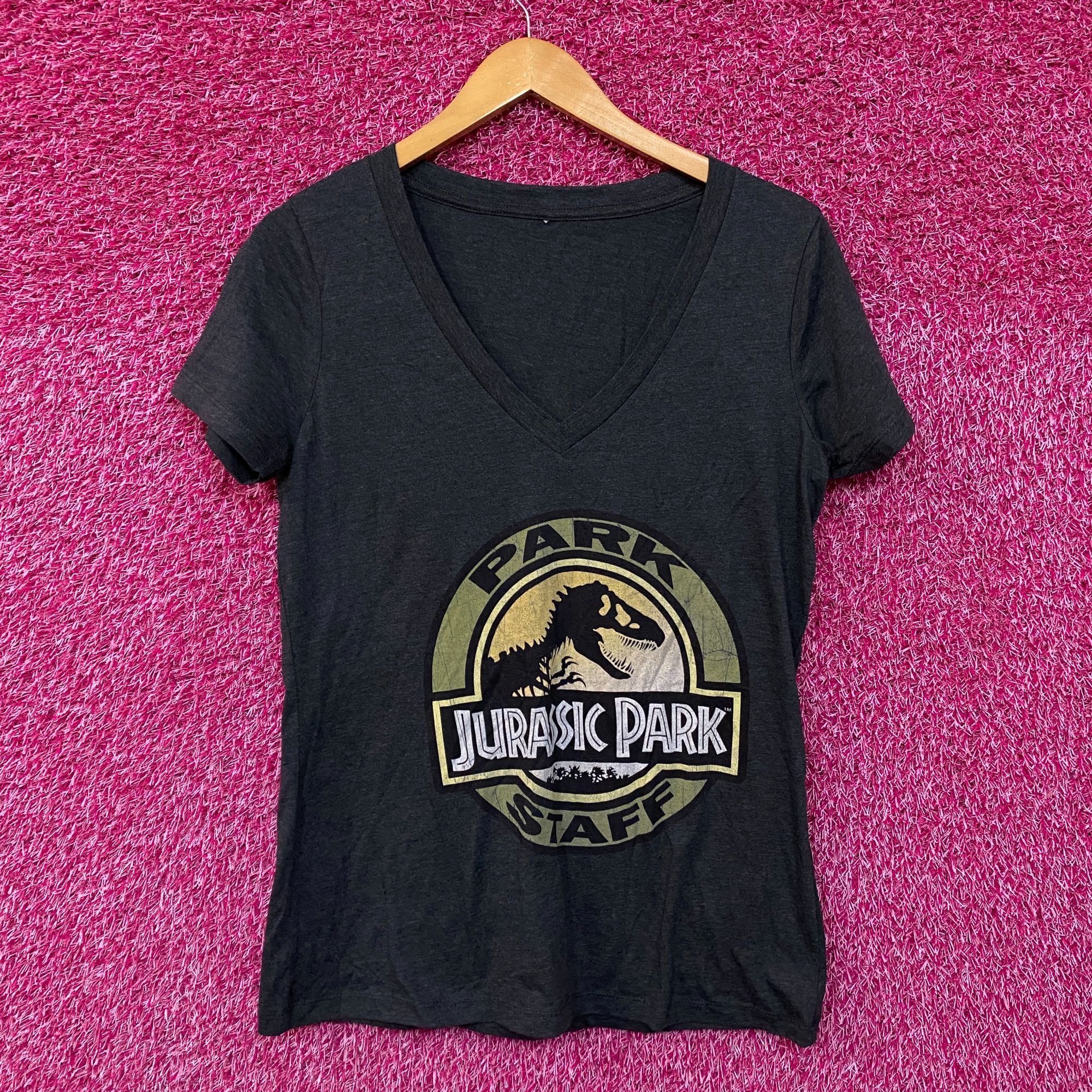 Other Jurassic Park Staff Movie Promo grey womans Tshirt size Medi Size M / US 6-8 / IT 42-44 - 1 Thumbnail