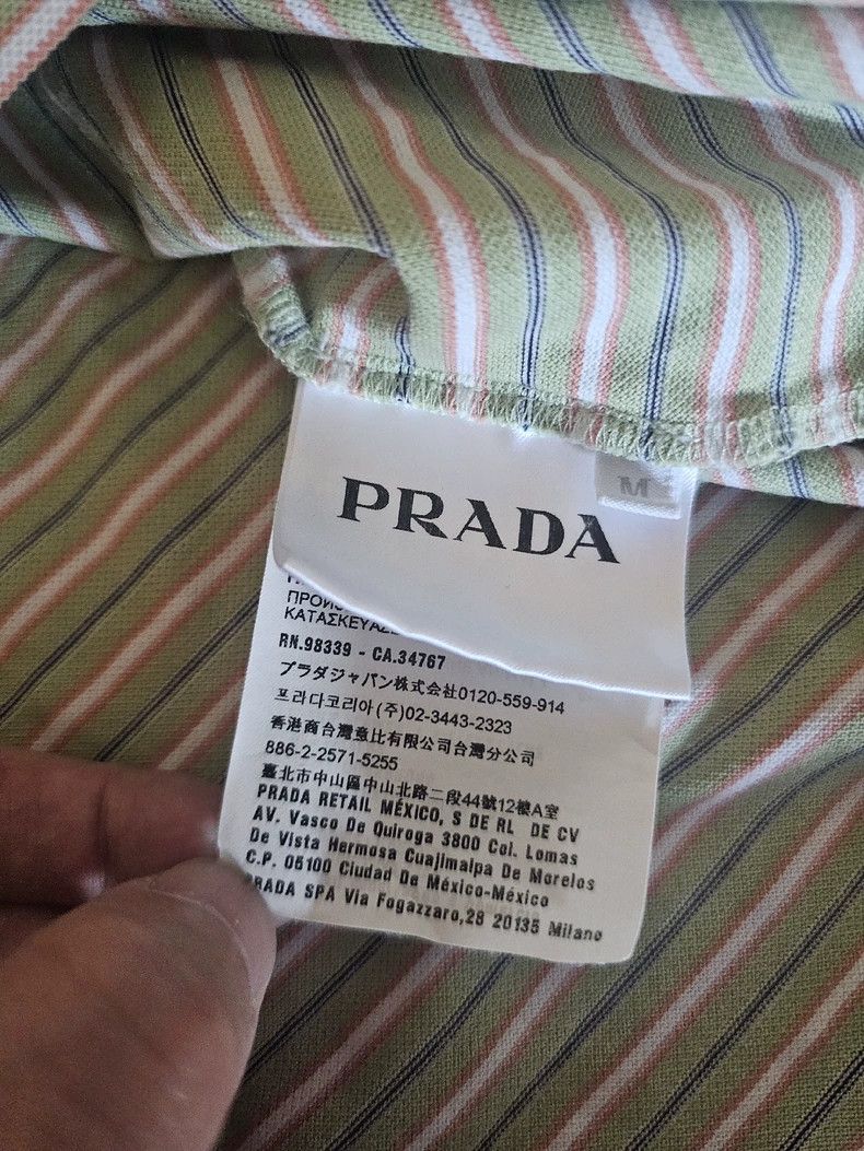 Prada Prada Striped POLO shirt 2505-Nextarrow Size US M / EU 48-50 / 2 - 5 Thumbnail