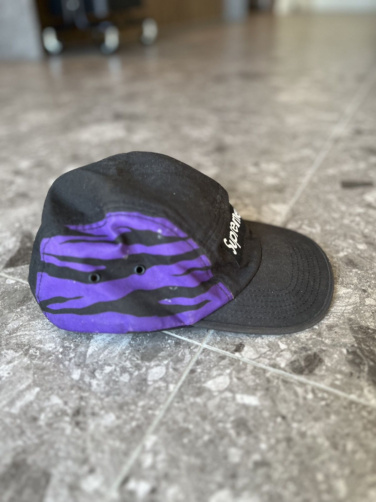 Supreme Black purple Supreme hat Size ONE SIZE - 3 Thumbnail
