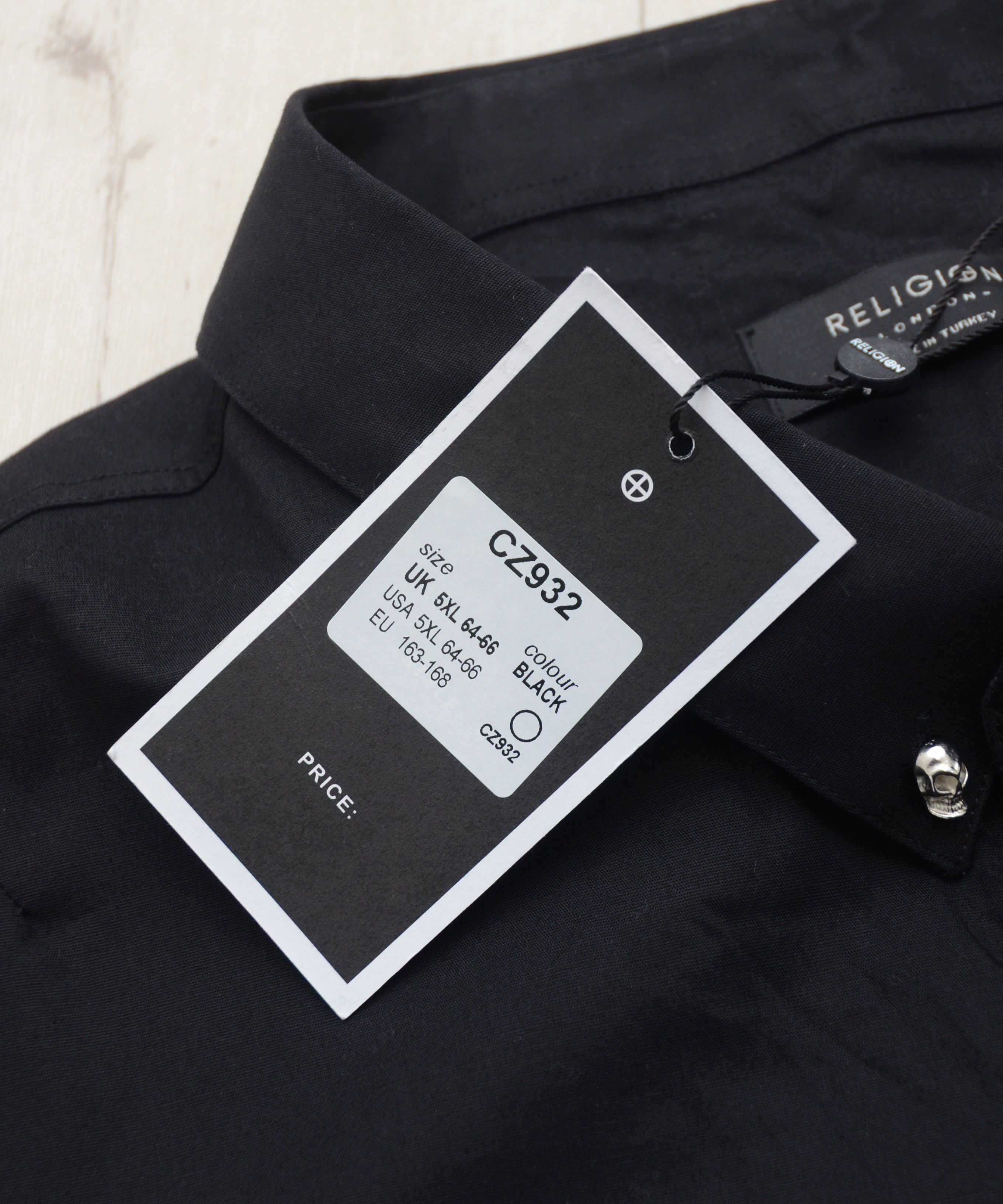Other RELIGION SKULL Button Down Dress Shirt Big Size 5XL Black Size US XXL / EU 58 / 5 - 9 Thumbnail