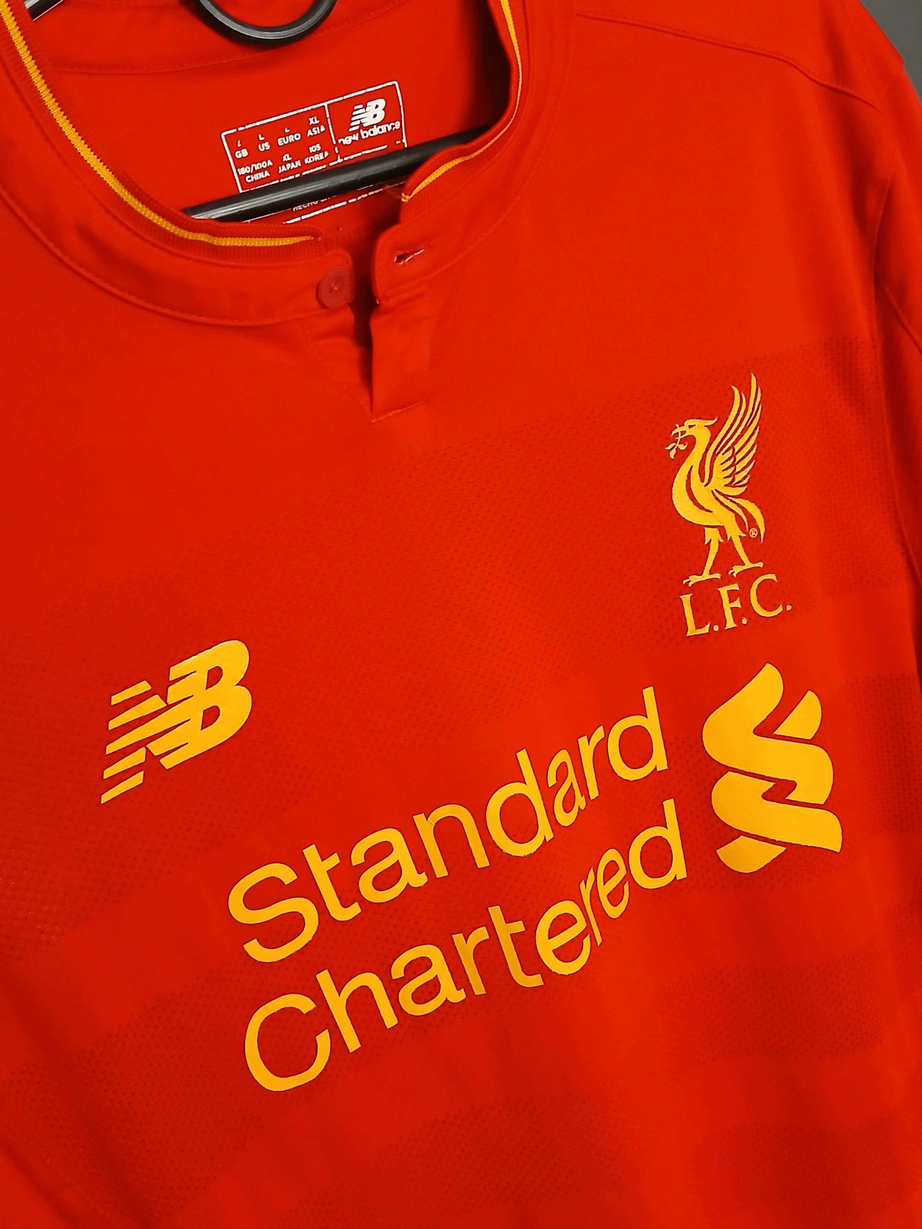 Other Liverpool 16/17 Home Football Jersey T-Shirt Size US L / EU 52-54 / 3 - 3 Thumbnail