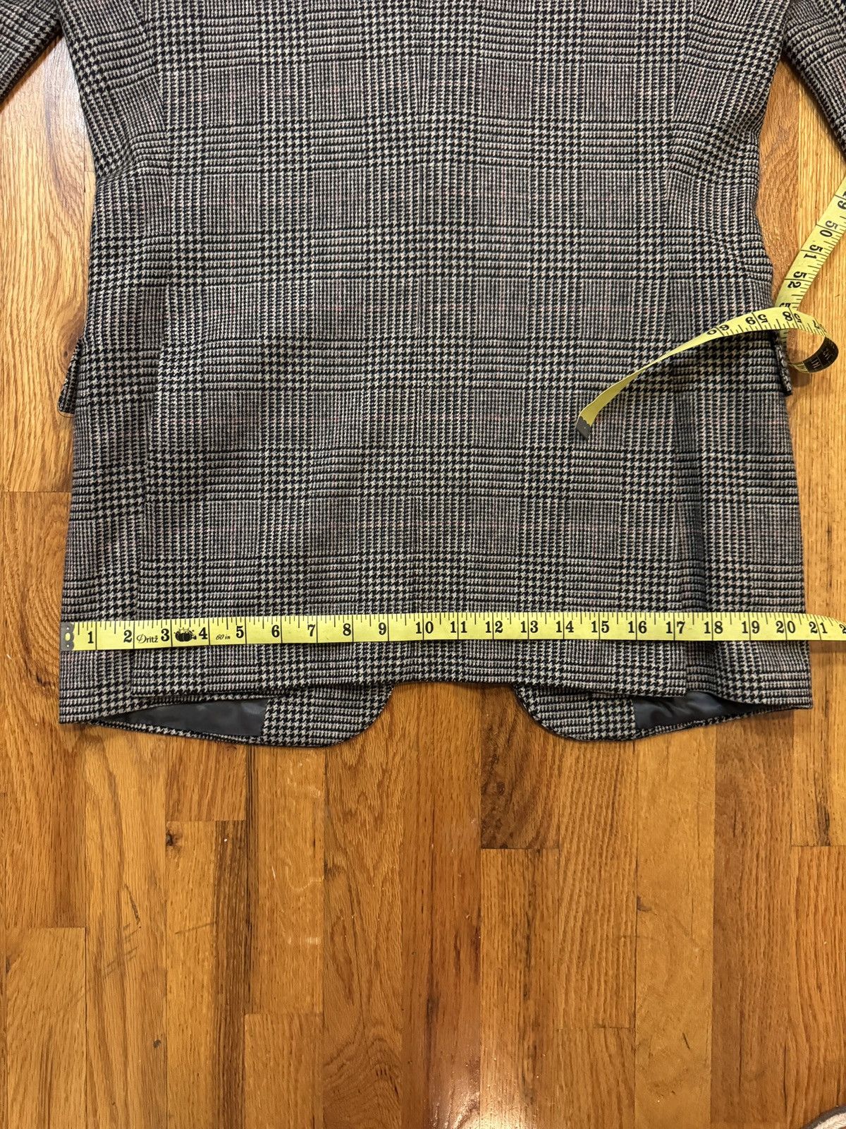 Polo Ralph Lauren Vintage Polo Ralph Lauren Grey Check Sports Coat 40L Size 40L - 11 Thumbnail