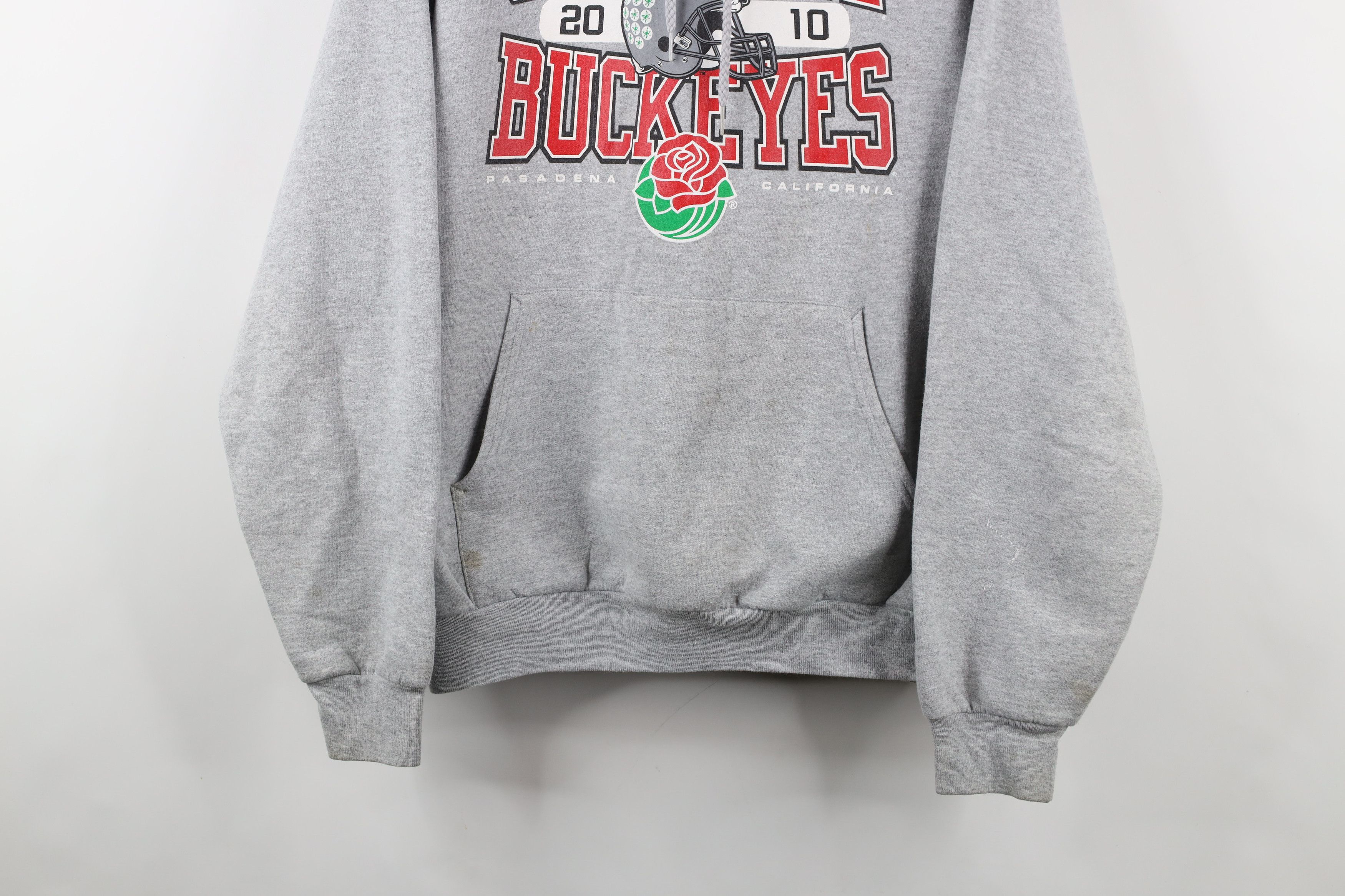 Vintage Y2K Rose Ohio State University Football Hoodie Sweatshirt Size US L / EU 52-54 / 3 - 3 Thumbnail