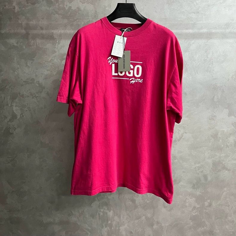 Balenciaga Balenciaga Red Letter Print Short Sleeve T-shirt - dmc Size US S / EU 44-46 / 1 - 1 Thumbnail
