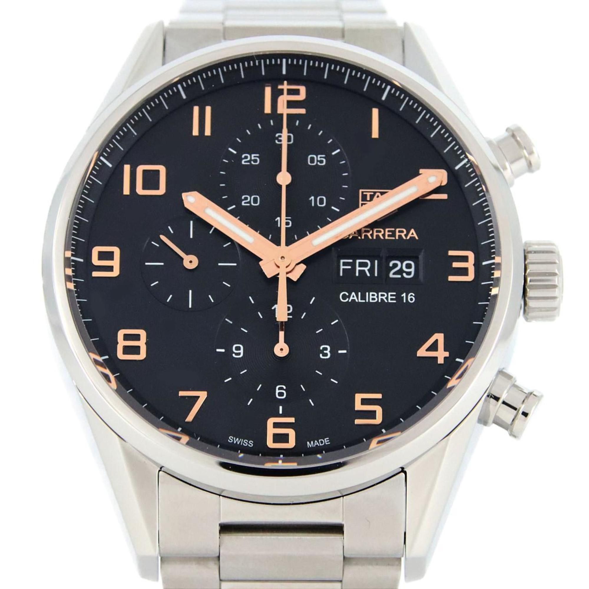 Tag Heuer TAG Heuer Carrera Calibre 16 Chronograph CV2A1AB.BA0738 SS Wristwatch Automatic Size ONE SIZE - 1 Thumbnail