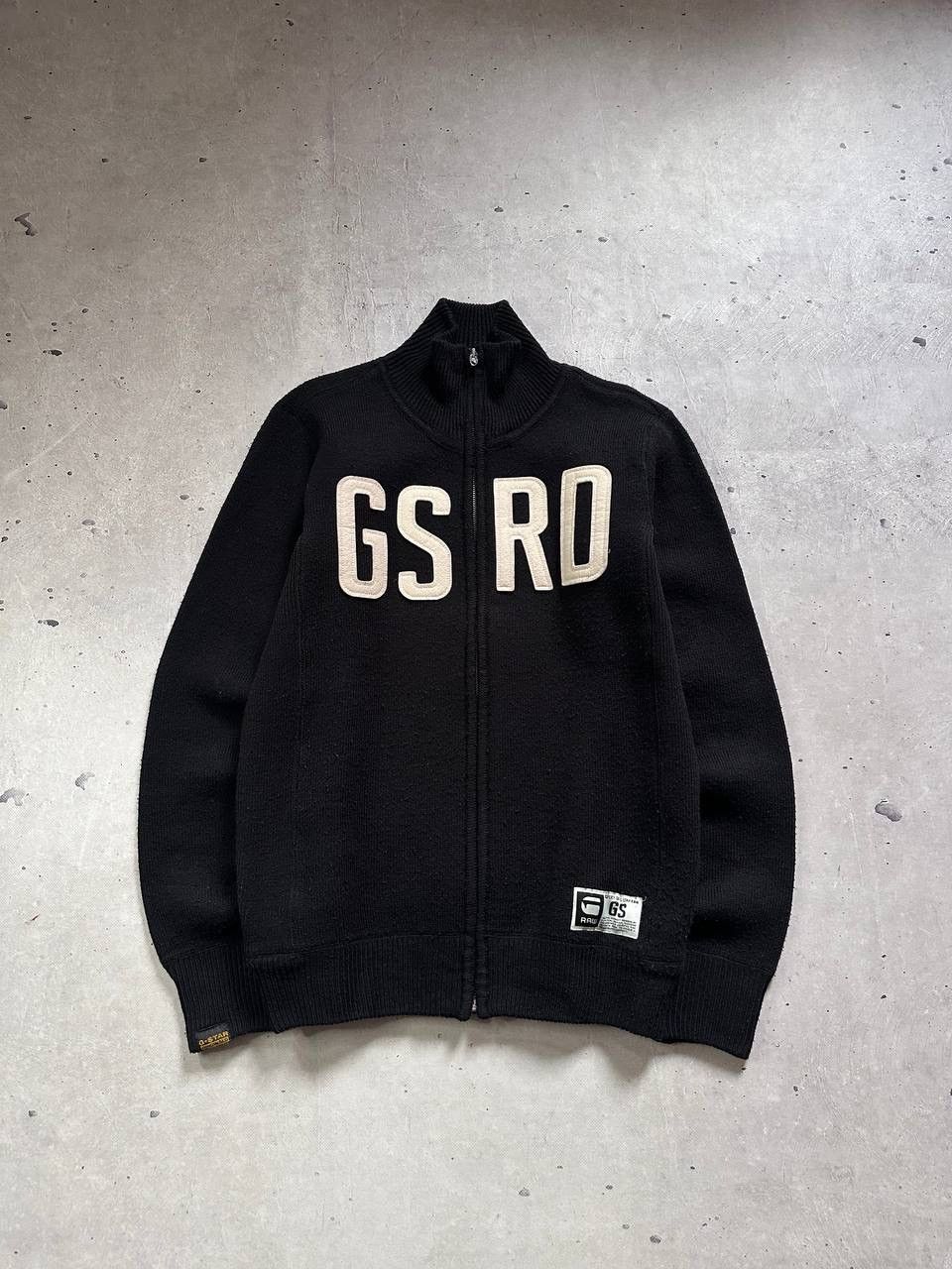 G-Star G-Star RAW Black Full Zip Knit Sweater Jacket Logo L Y2K Size US L / EU 52-54 / 3 - 1 Thumbnail