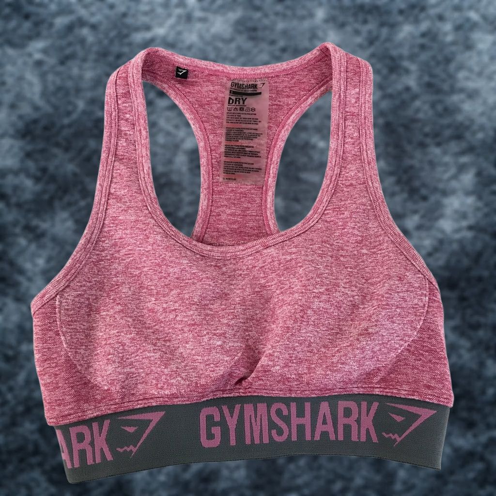Gymshark Sports Bra Women’s Small Multicolor Seamless Racerback Flex Activewear, Women's