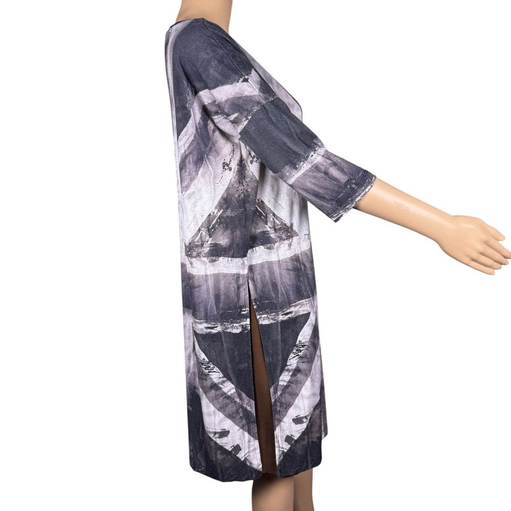 Other Religion 3/4 Sleeve England Flag Viscose Tunic Size M Size M / US 6-8 / IT 42-44 - 3 Thumbnail