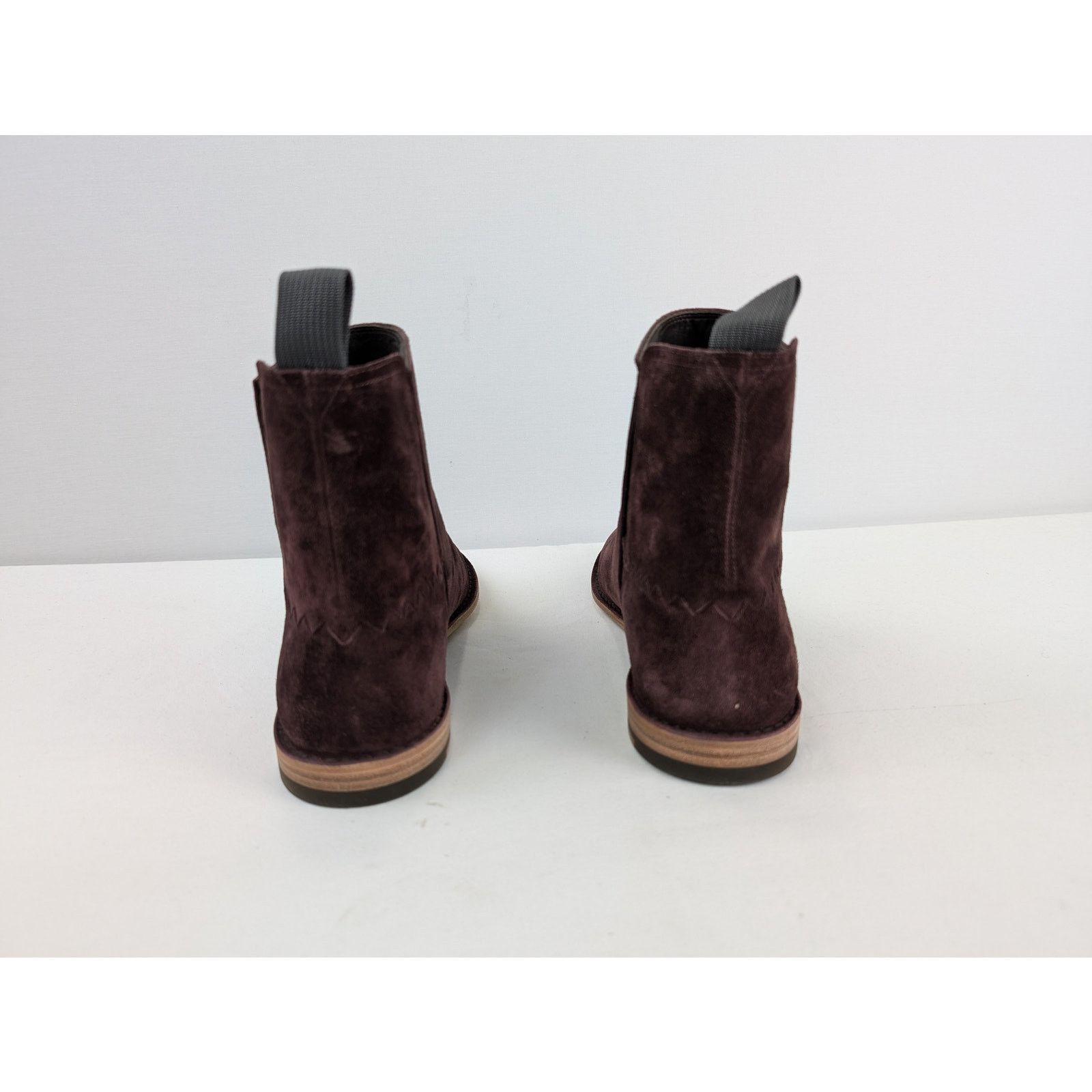Bottega Veneta o1rshd1 Chelsea Boots in Burgundy Suede Size US 8.5 / EU 41-42 - 9 Thumbnail