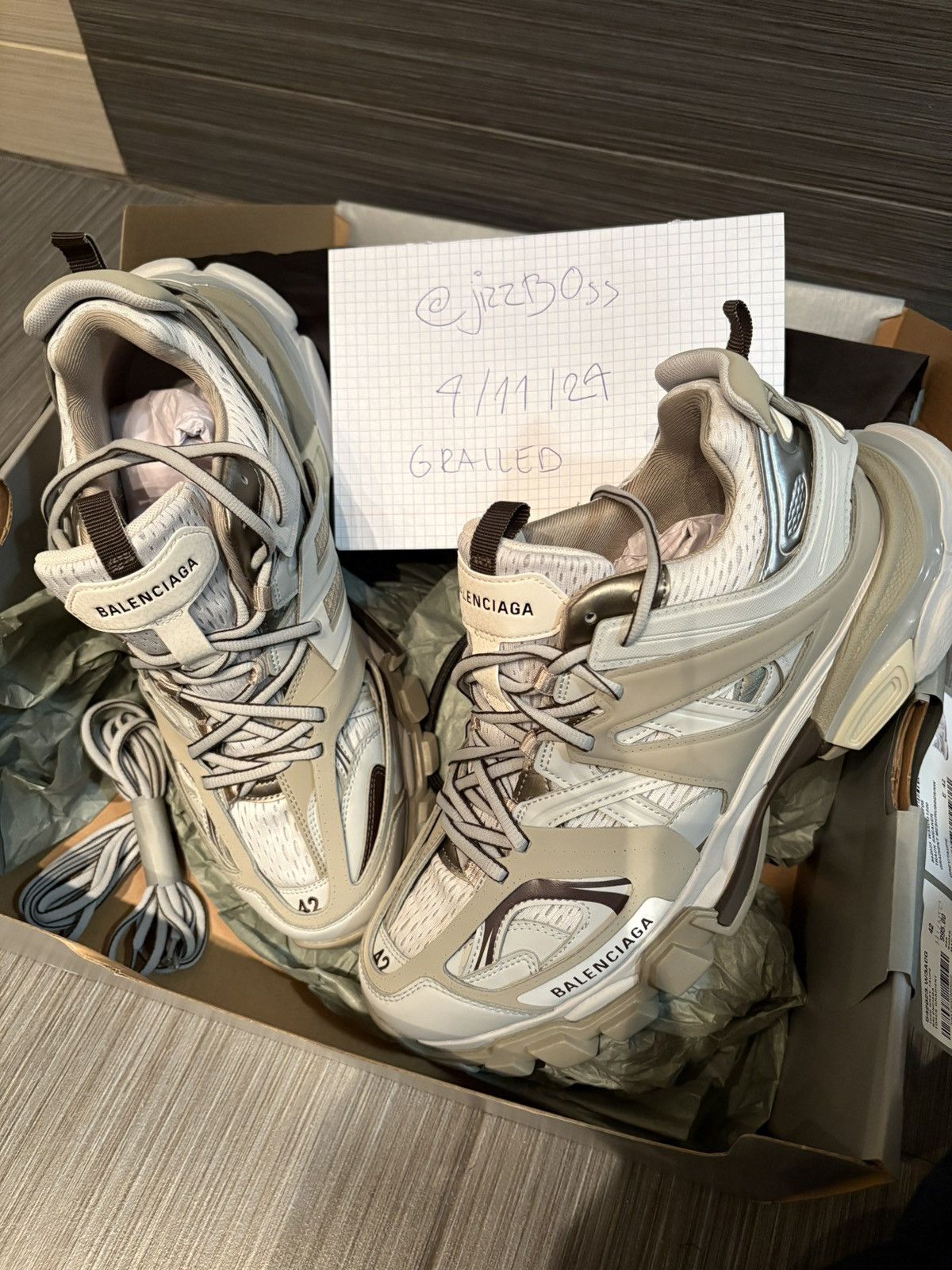 Balenciaga Balenciaga Track Gradient mesh Size US 9 / EU 42 - 1 Thumbnail