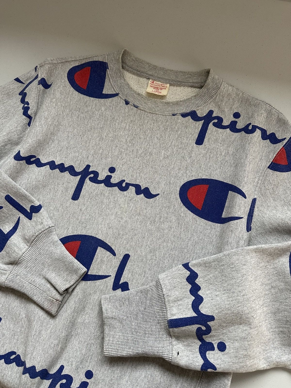 Champion Champion Reverse Weave Up Monogram Logo Sweatshirt Size US L / EU 52-54 / 3 - 9 Thumbnail