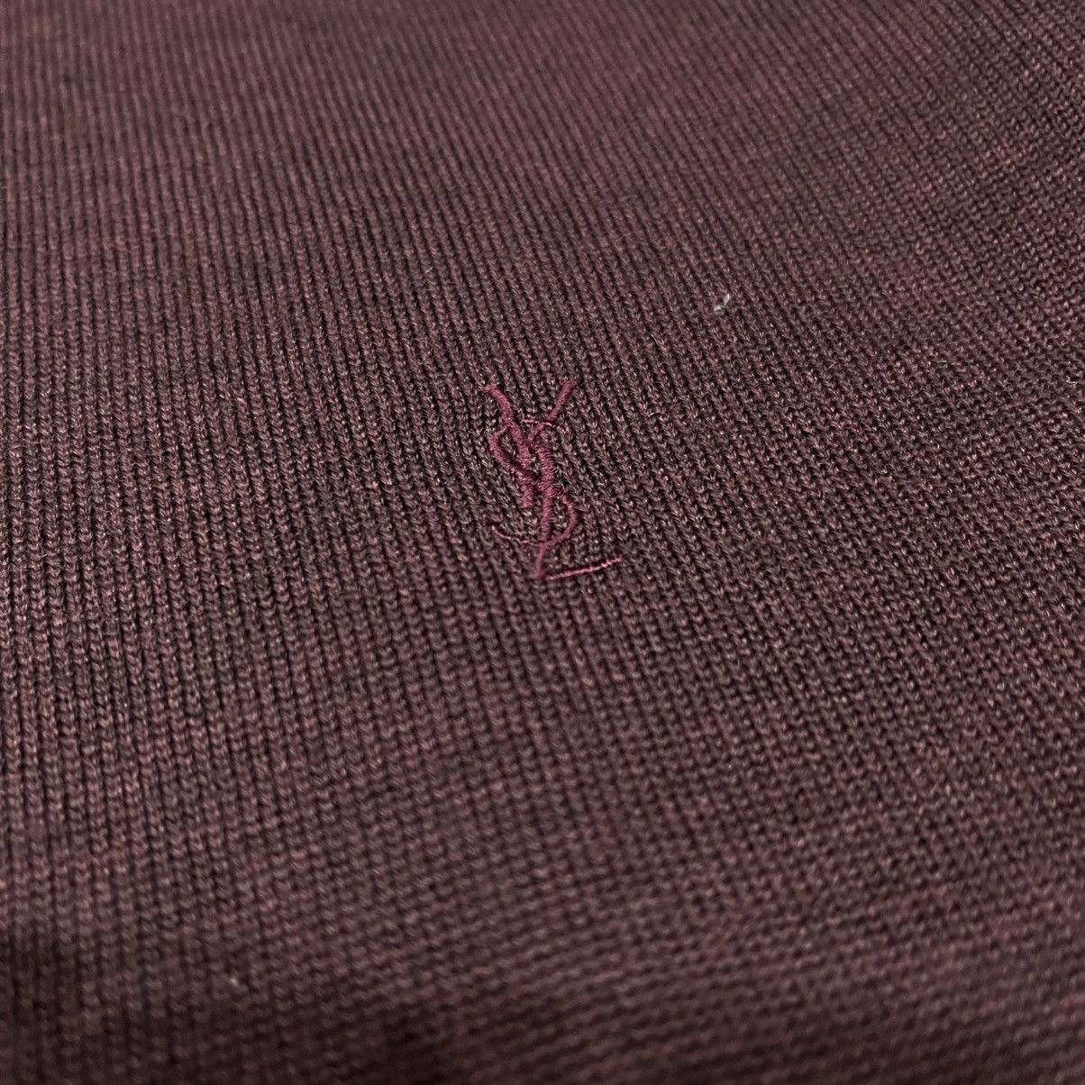 Yves Saint Laurent YSL Turtle Neck Knited Smal Logo Size US L / EU 52-54 / 3 - 3 Thumbnail