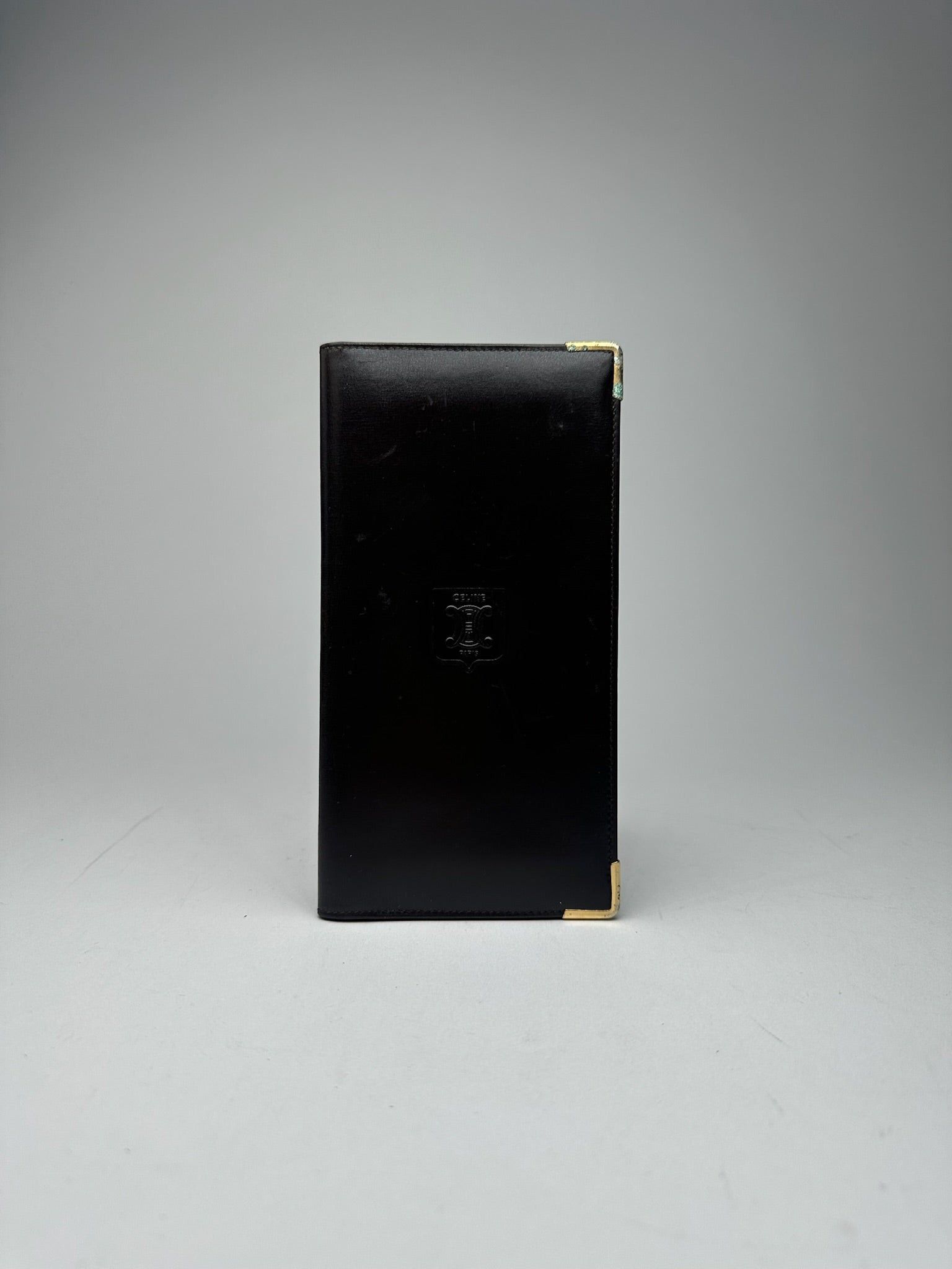 Celine Vintage Leather card holder ID holder black Size ONE SIZE - 1 Thumbnail
