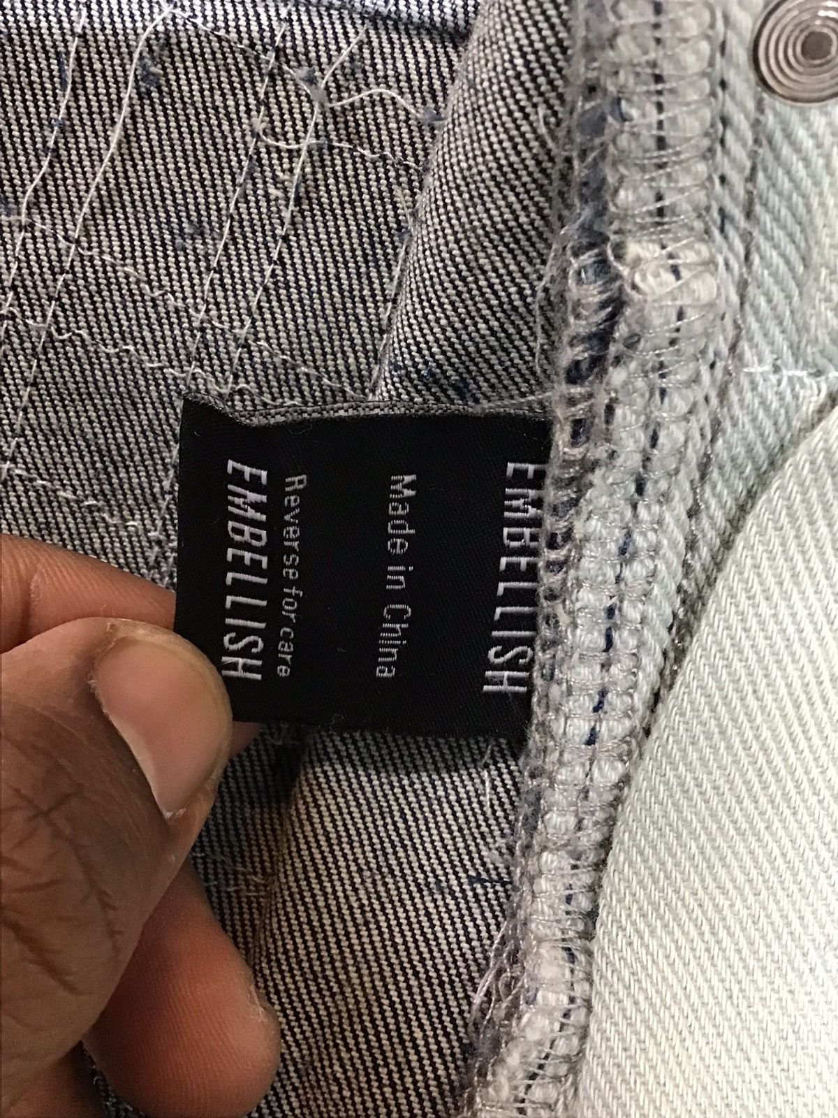 Other Embellish NYC Ace Boro Denim (Light Blue) Size US 40 / EU 56 - 9 Thumbnail