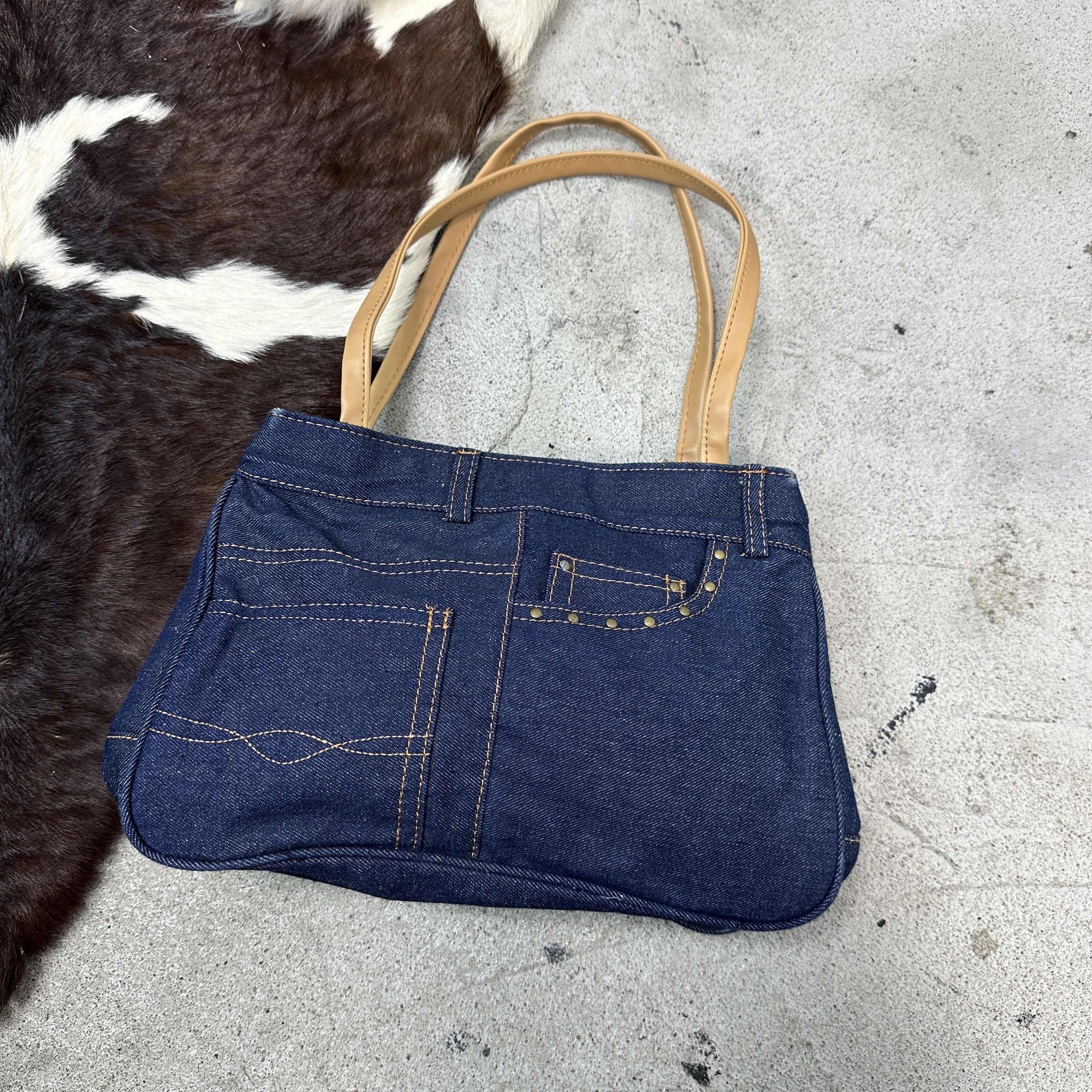 Vintage Vintage Denim Mini Jeans Bag Y2K Size ONE SIZE - 2 Thumbnail
