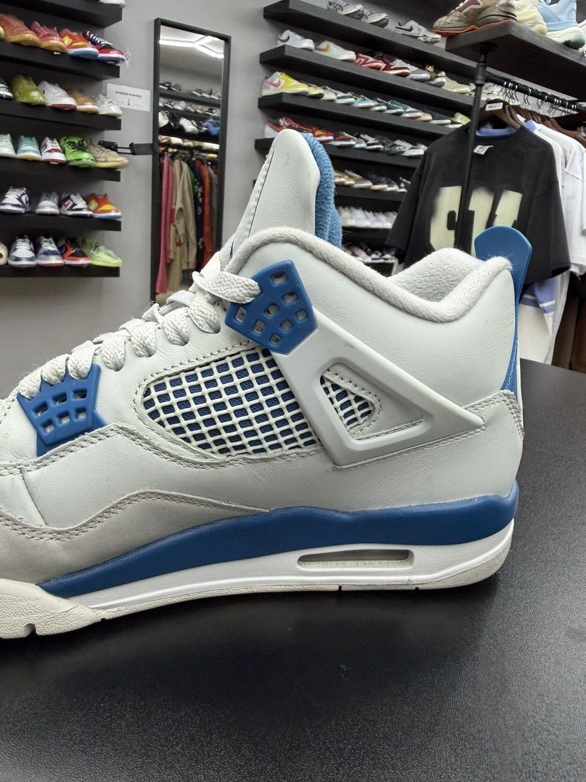 Jordan Brand Size 8.5 - Jordan 4 Military Blue Size US 8.5 / EU 41-42 - 6 Thumbnail